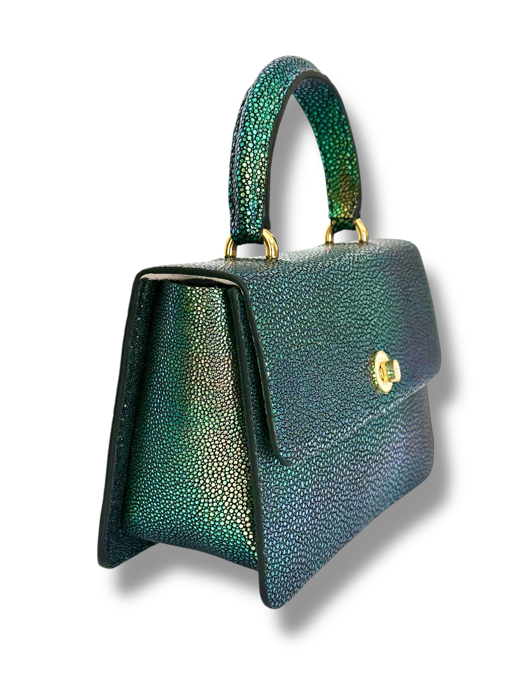 Aurora Jeweled Galuchat - Anka Top Handle image 1
