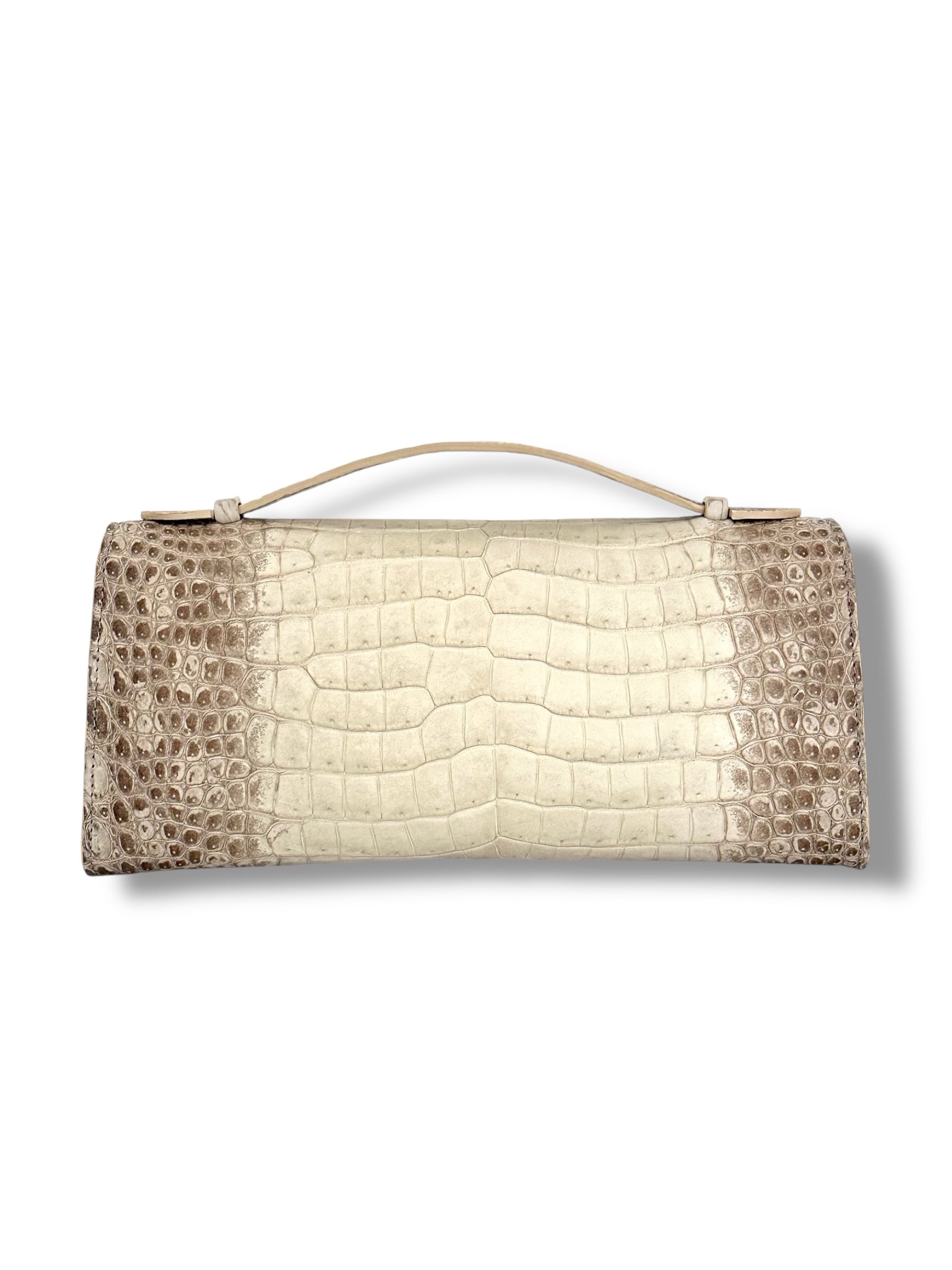 Shades of Taupe Sierra Crocodile - The Minnie Pochette image 2