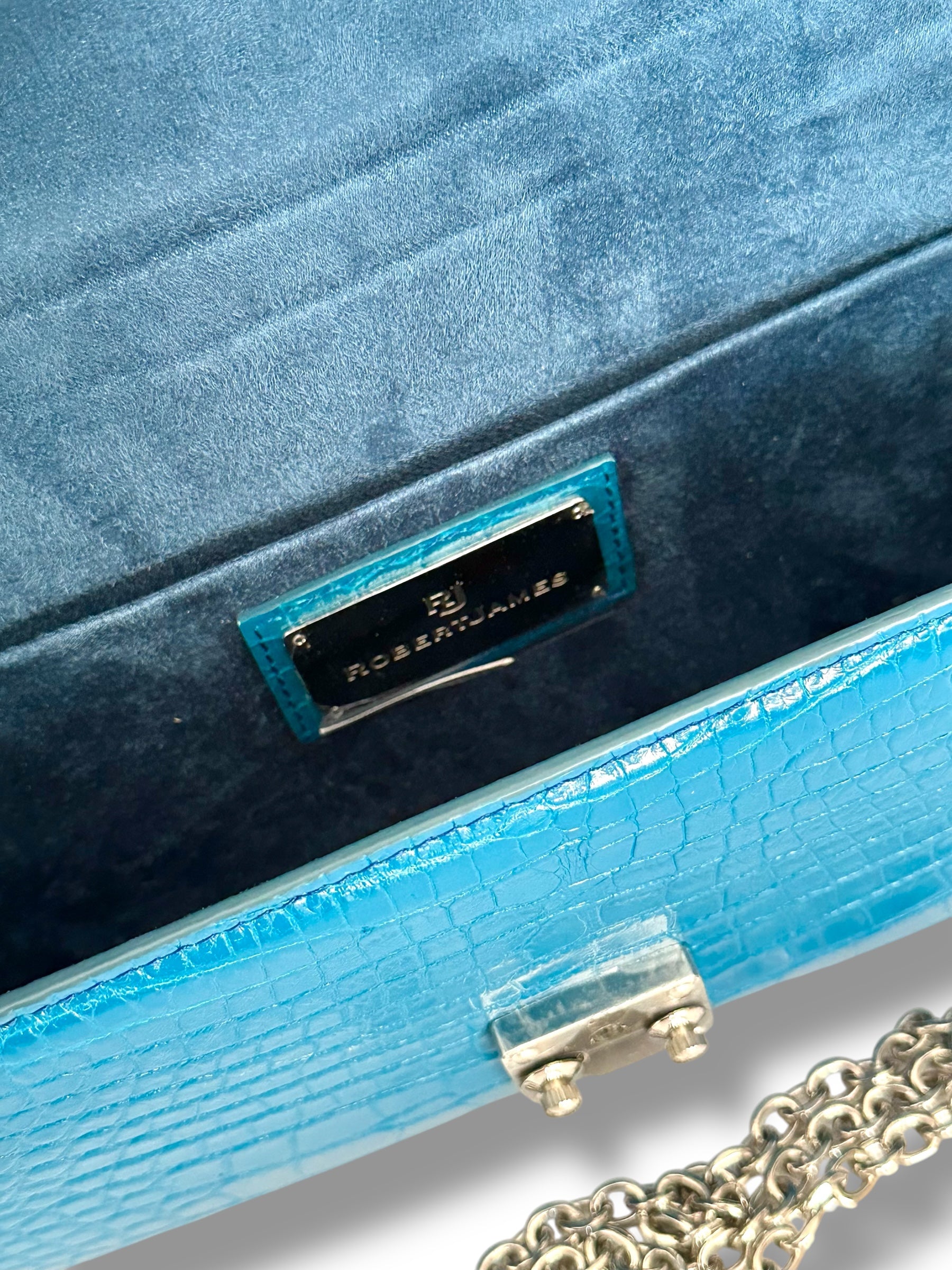 Ocean Blue Alligator - Minnie Pochette image 3