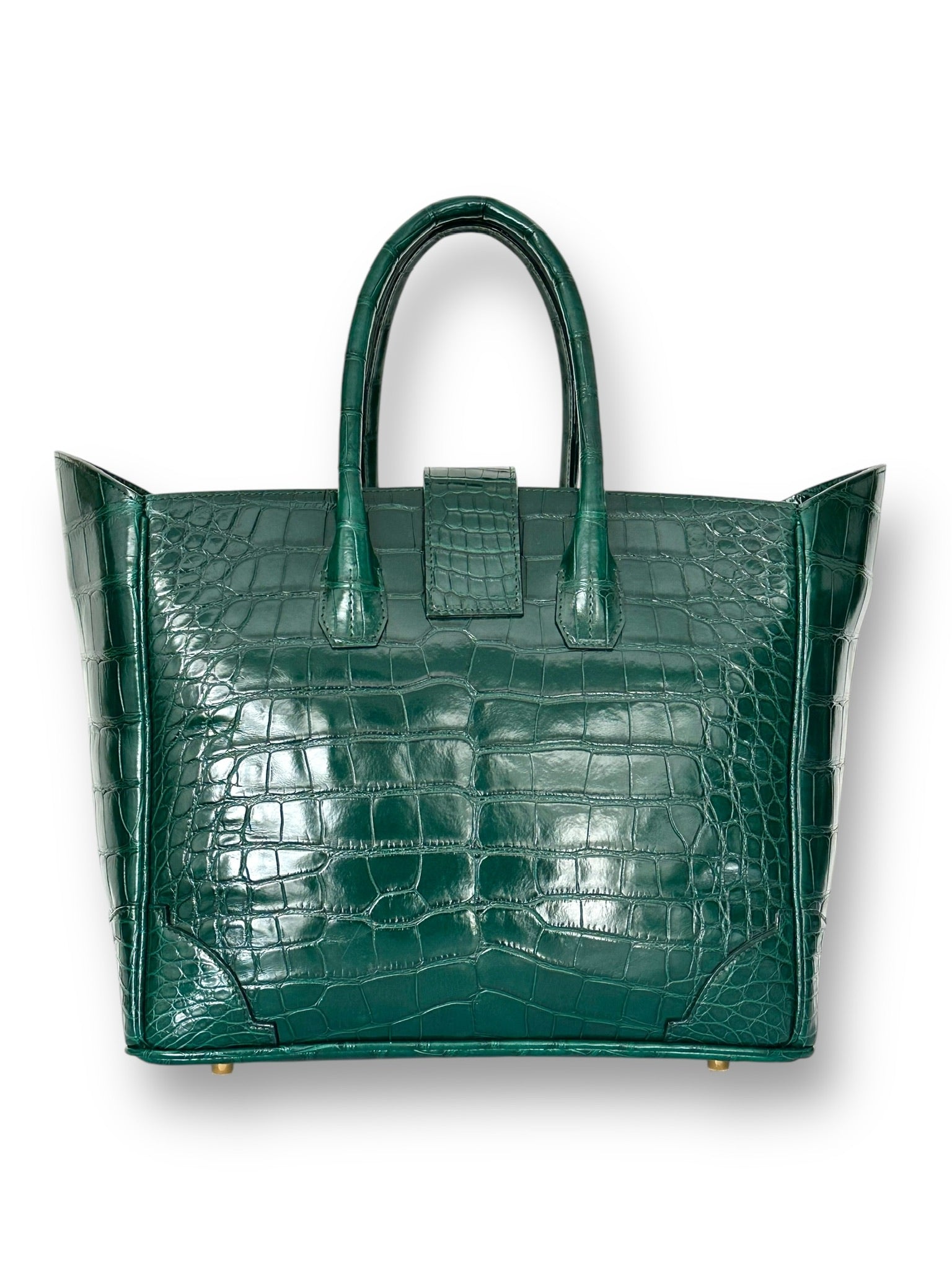 Rich Emerald Alligator - Hutton Tote image 2