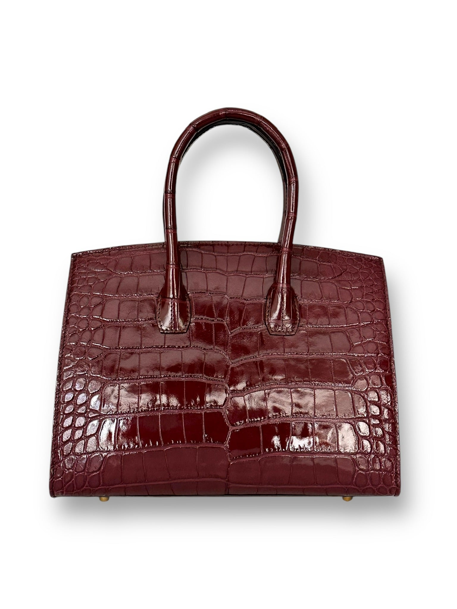 Rich Merlot Alligator - Wrenley Tote image 2