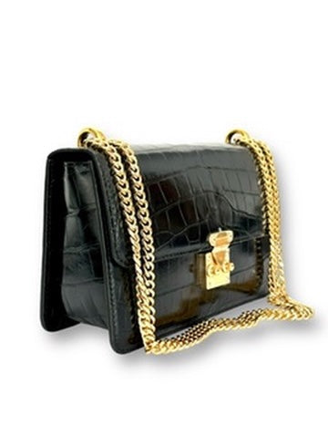 Black Onyx Alligator - Hadley Flap image 1