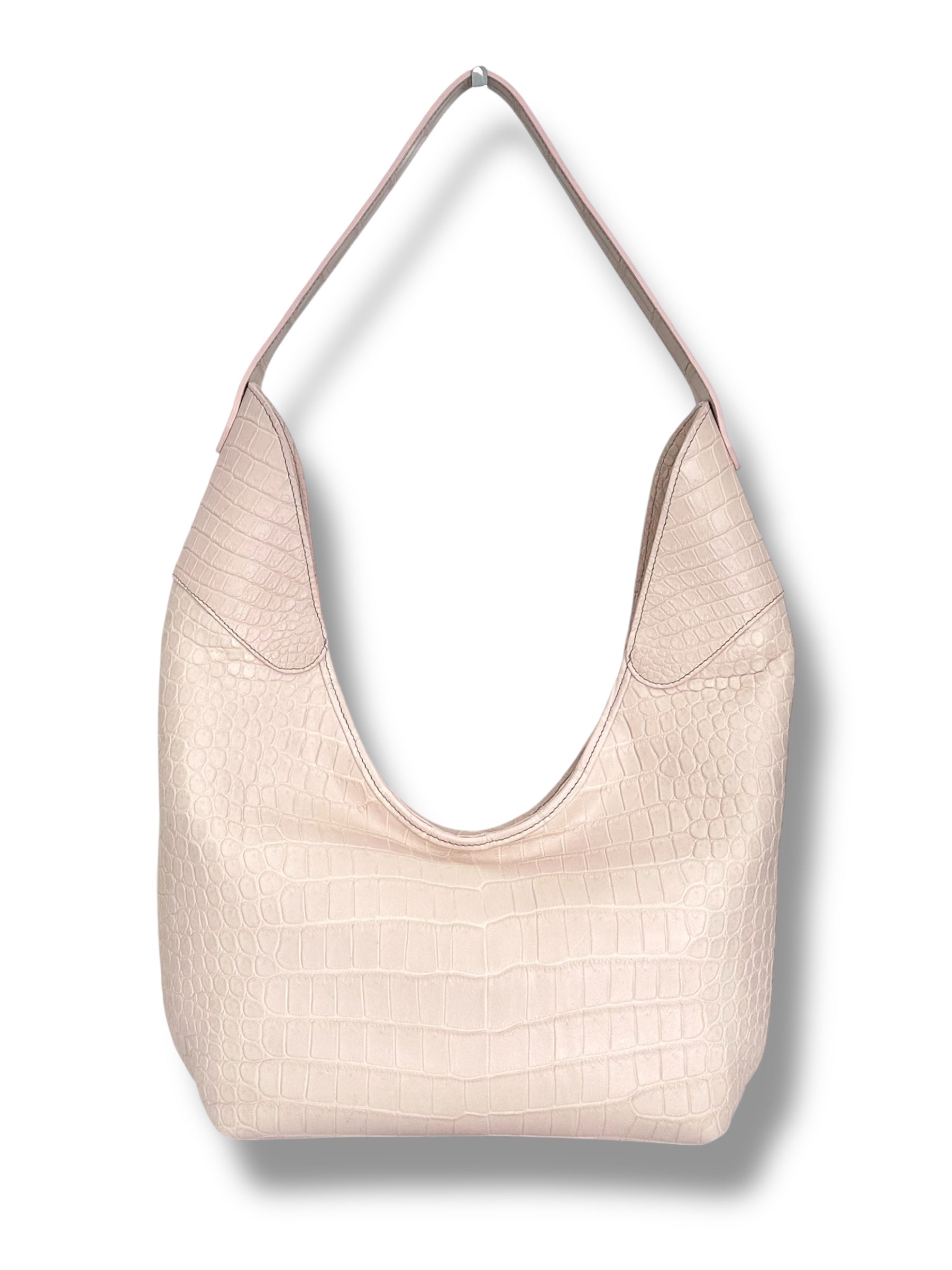 Soft Pink Alligator - The Kyri Hobo image 2