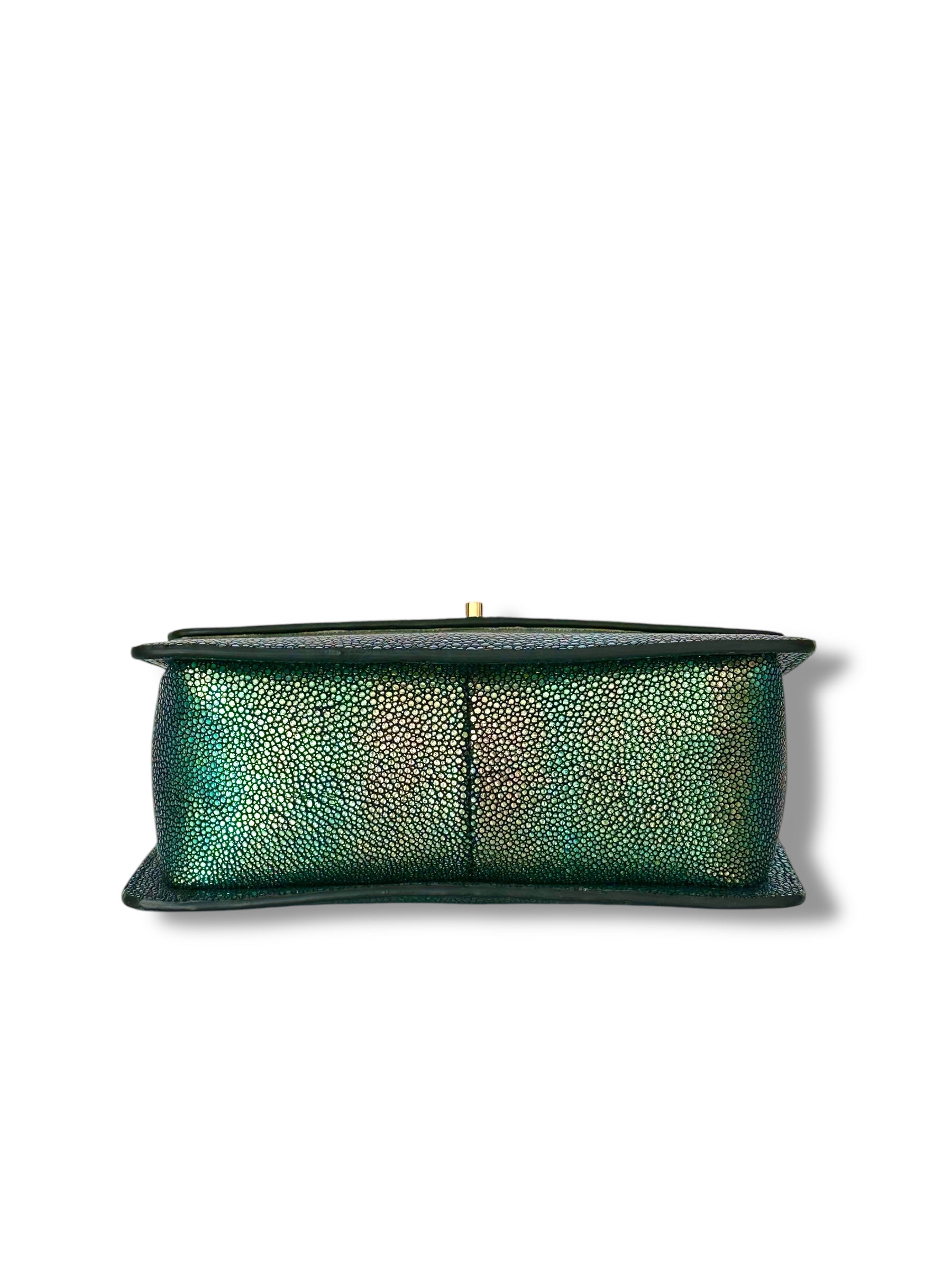 Aurora Jeweled Galuchat - Anka Top Handle image 3
