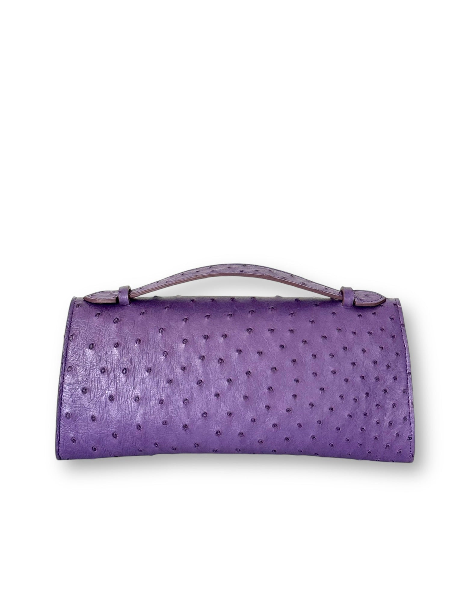 Amethyst Ostrich - Minnie Pochette image 2