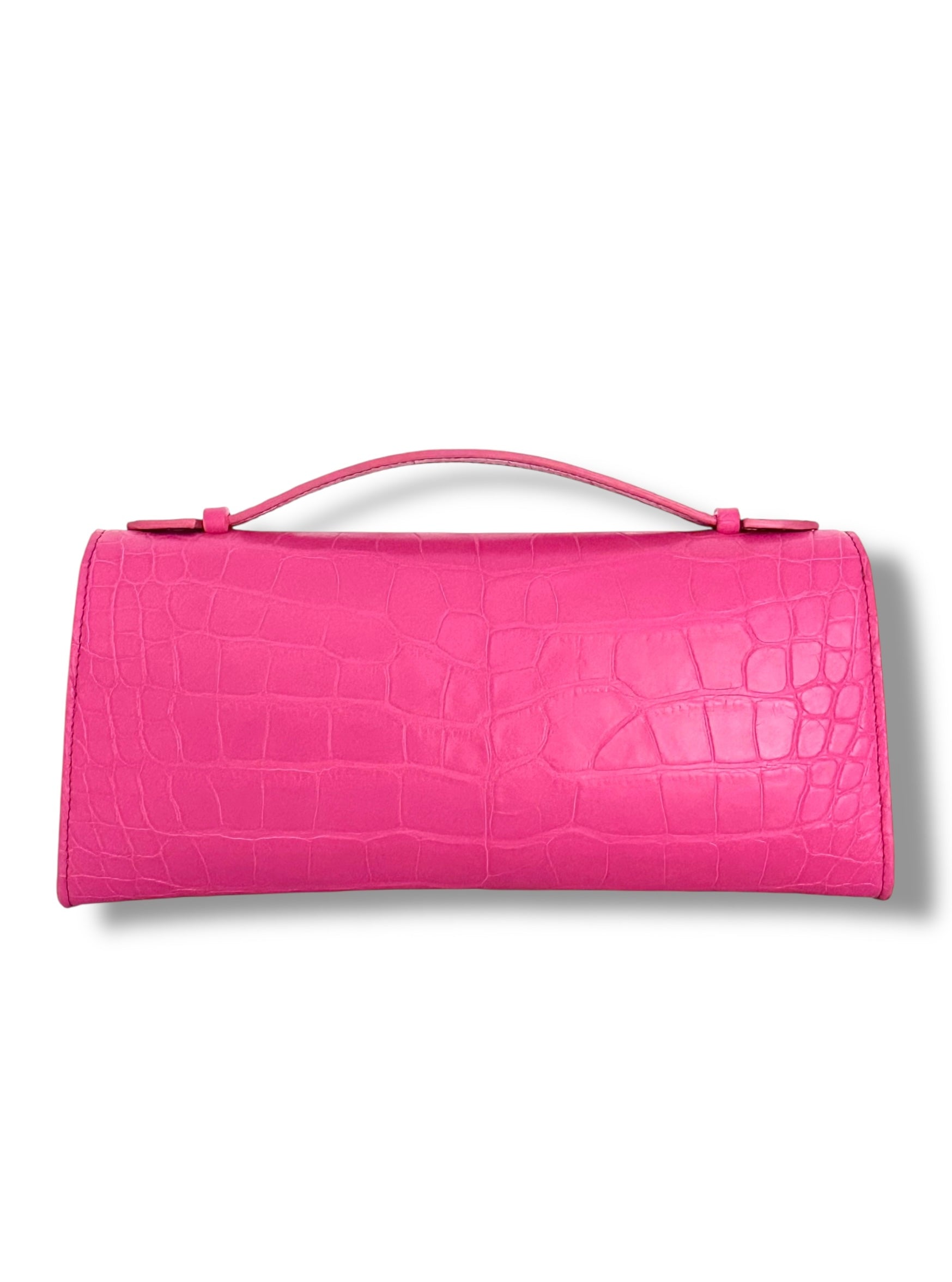 Hot Pink/Fuchsia Alligator - The Minnie Pochette image 2