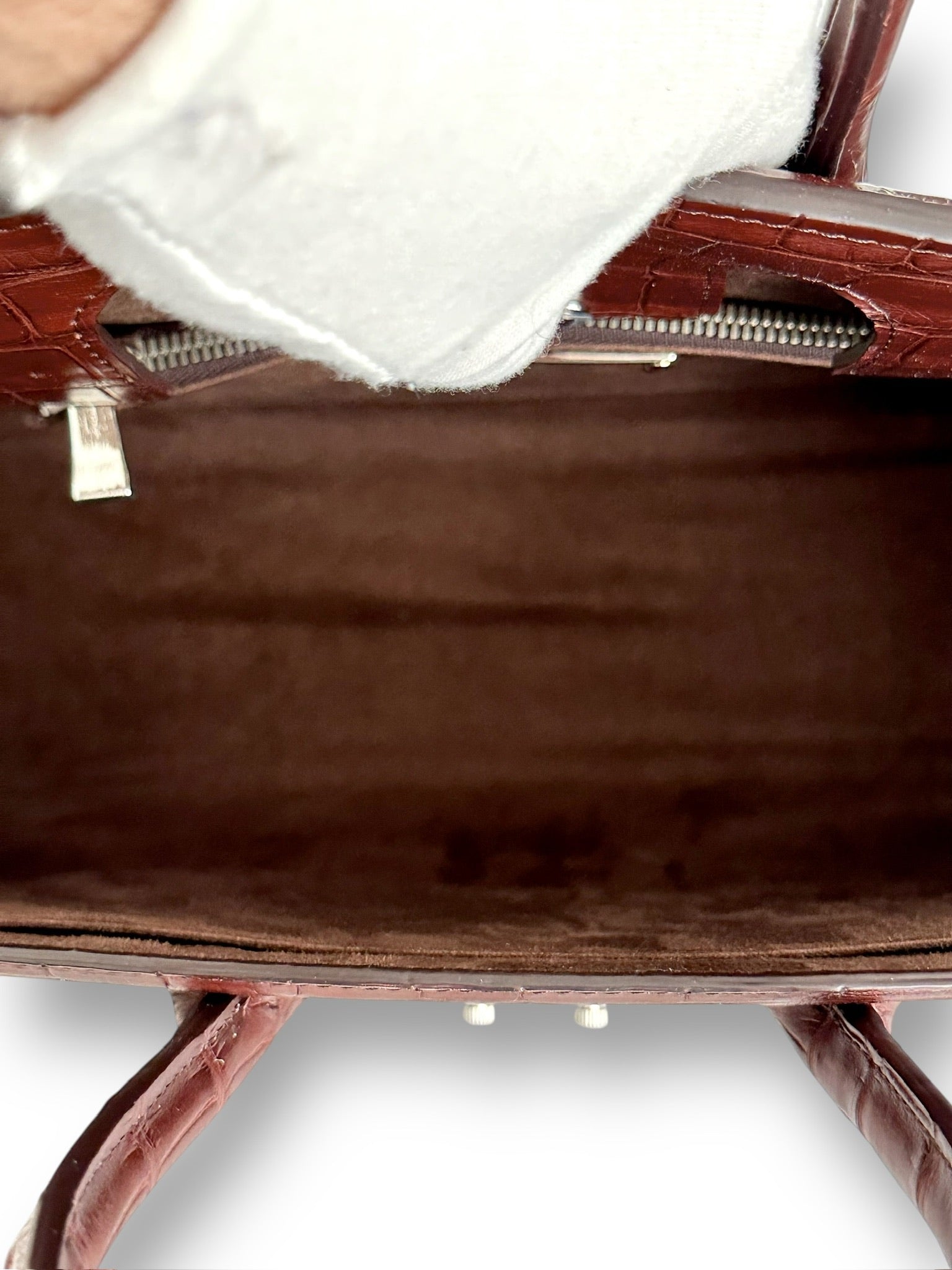 Chocolate Alligator - Wrenley Tote image 4