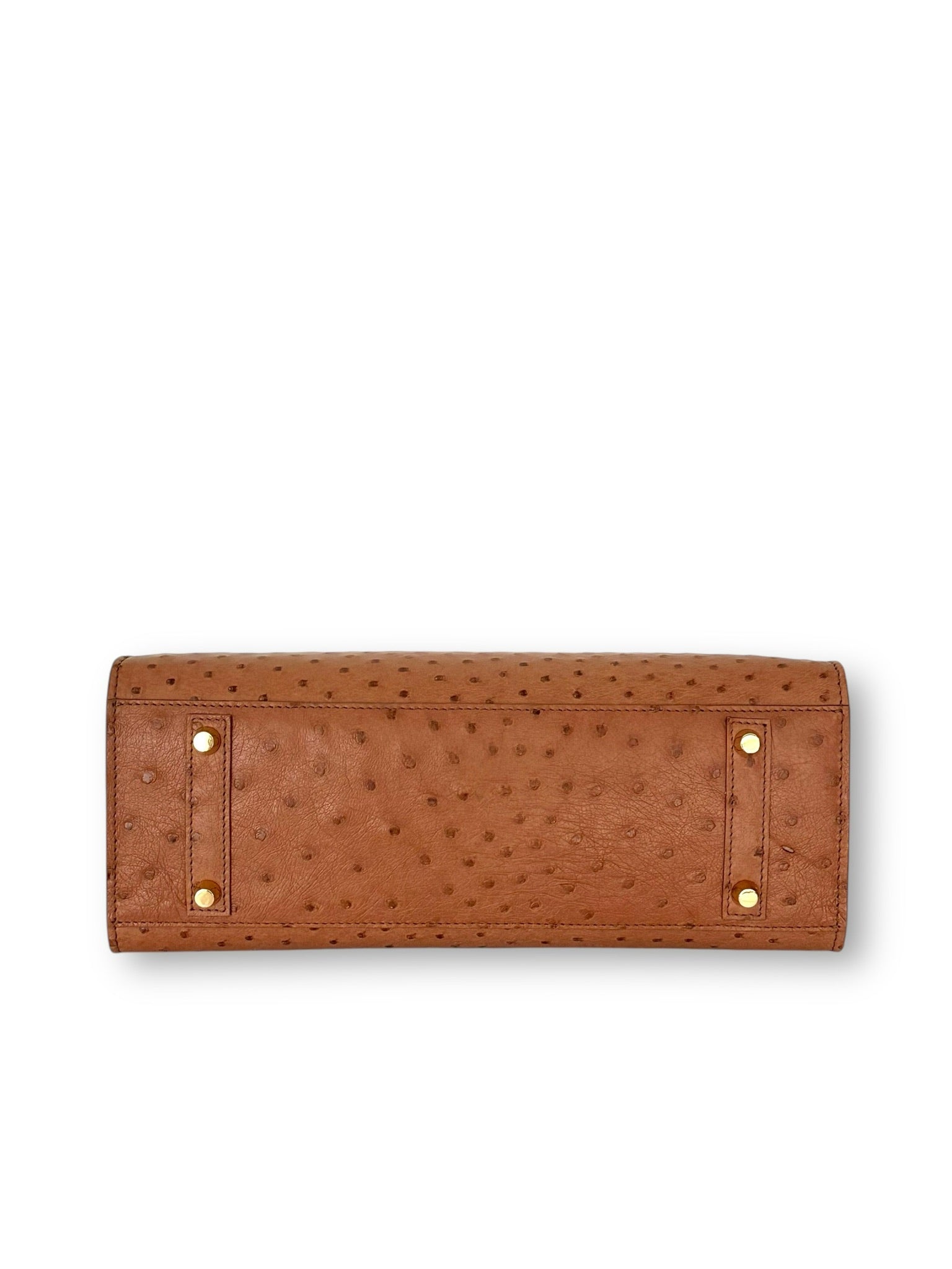 Cognac Ostrich - Wrenley Tote image 3
