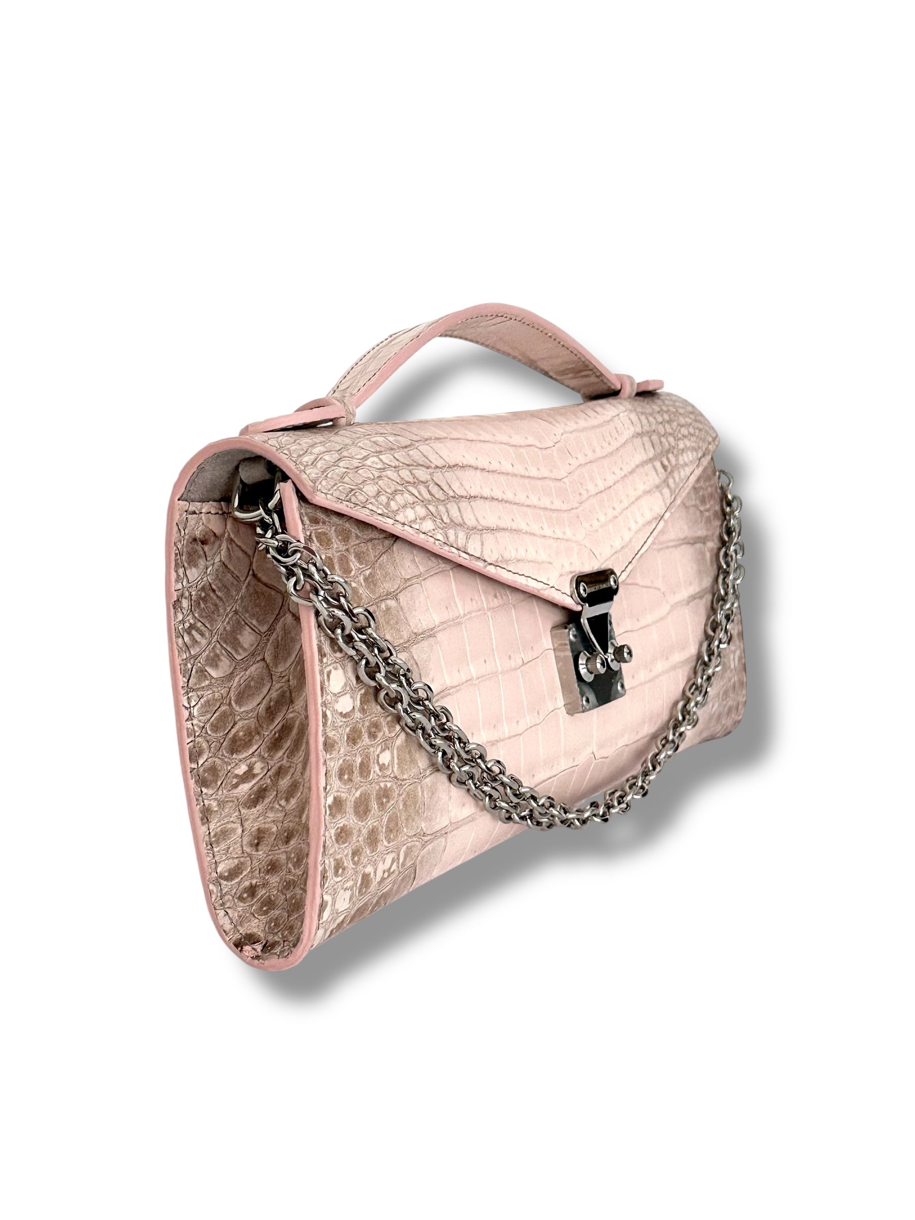 Pink Sierra Porosus Crocodile - The Minnie Pochette  image 1