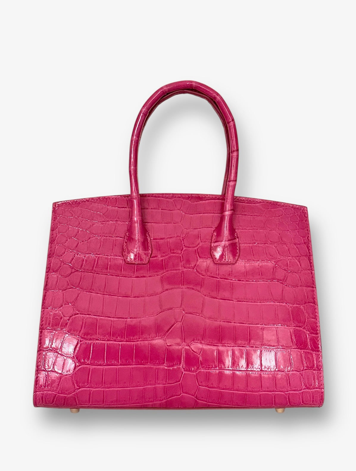Hot Pink Crocodile - Wrenley Tote image 2