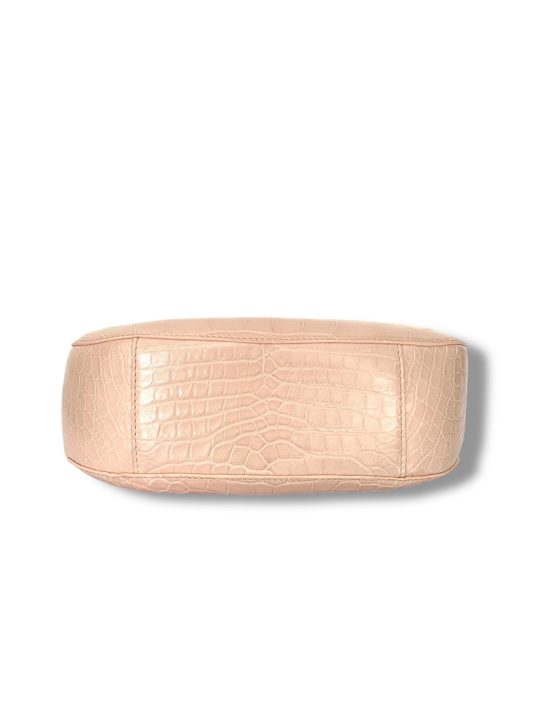 Soft Pink/Nude Alligator - The Blair Hobo image 3