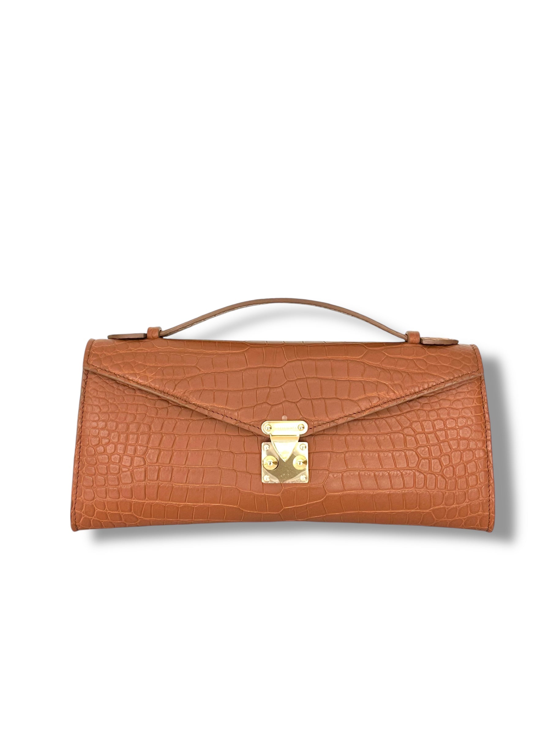 Italian Gold Alligator - The Minnie Pochette image 0