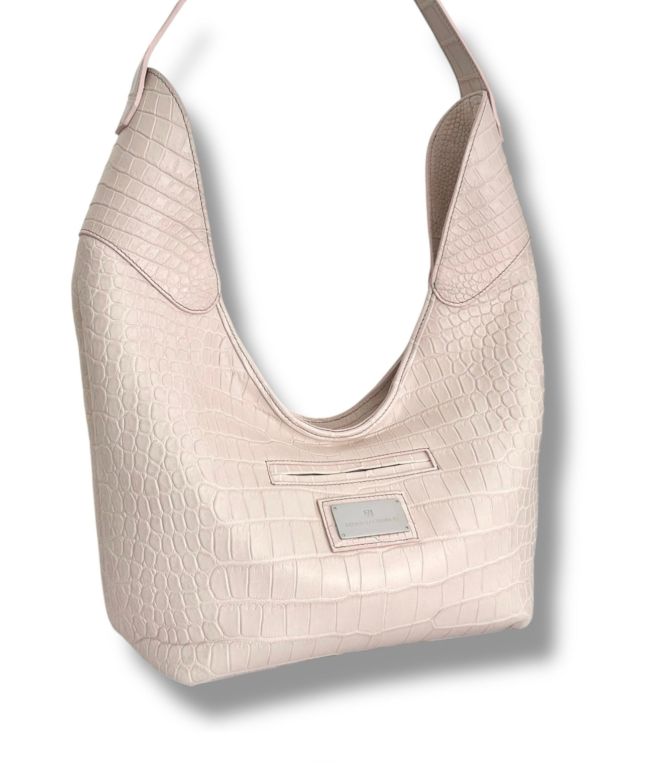 Soft Pink Alligator - The Kyri Hobo image 1