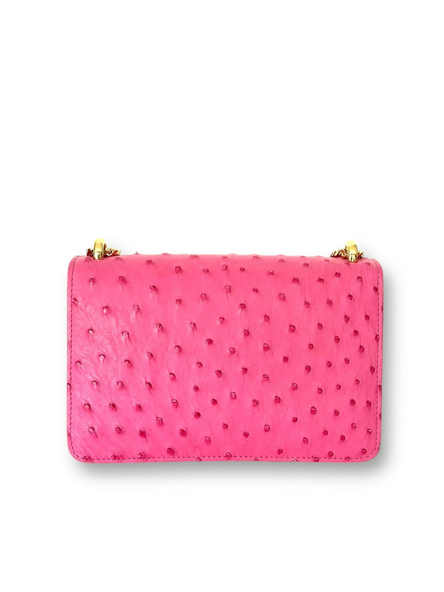 Flamingo Pink Ostrich - Hadley Flap image 2
