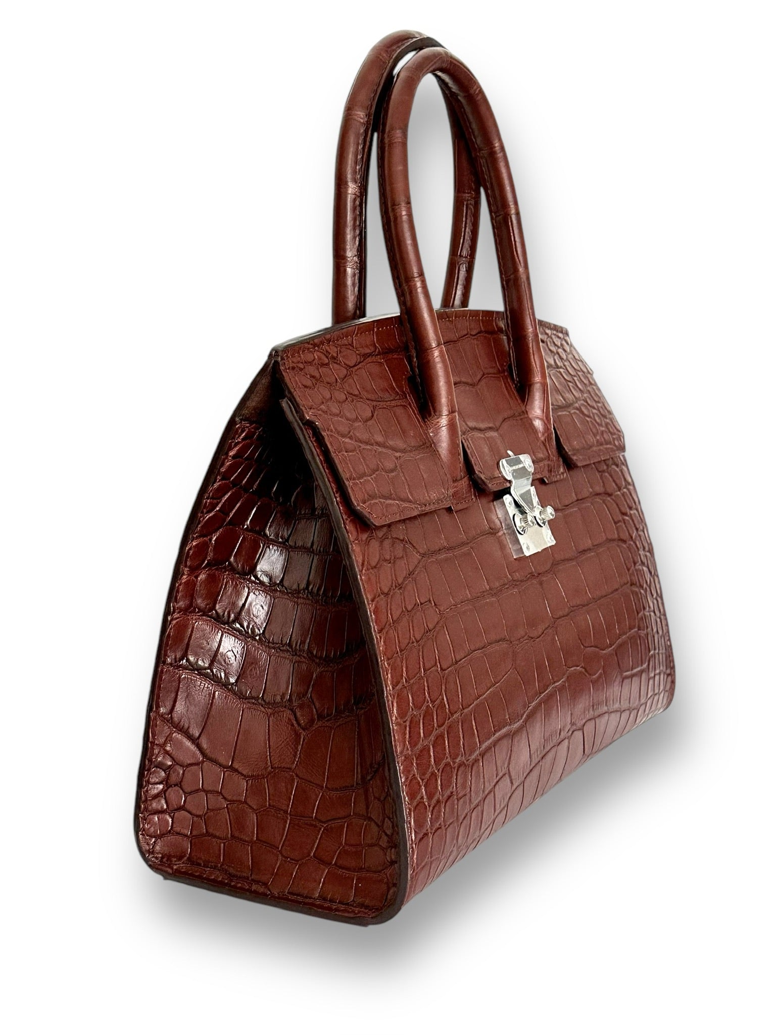 Chocolate Alligator - Wrenley Tote image 1