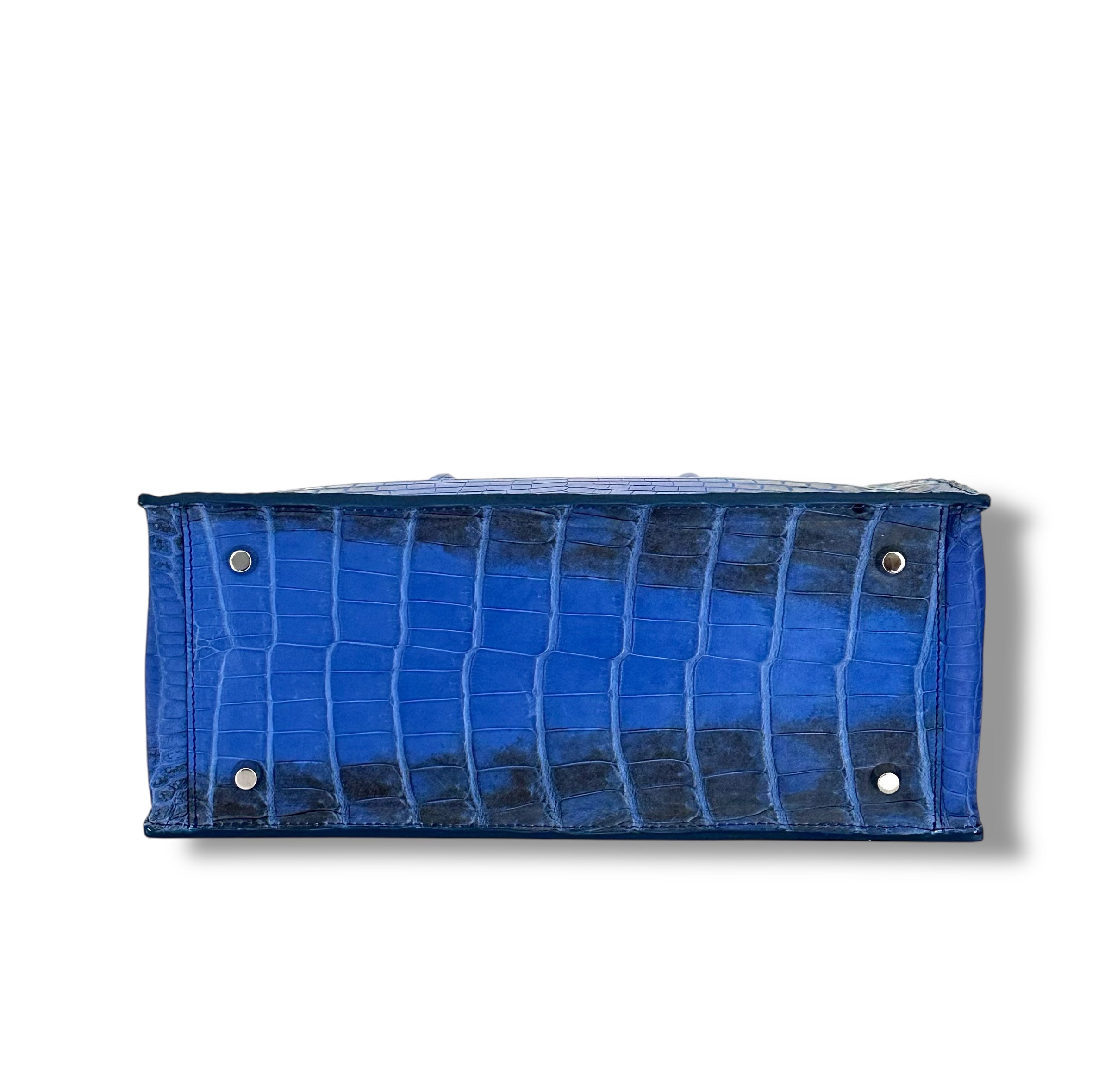 Cobalt Blue Himalayan Crocodile - The Classic Tote image 3