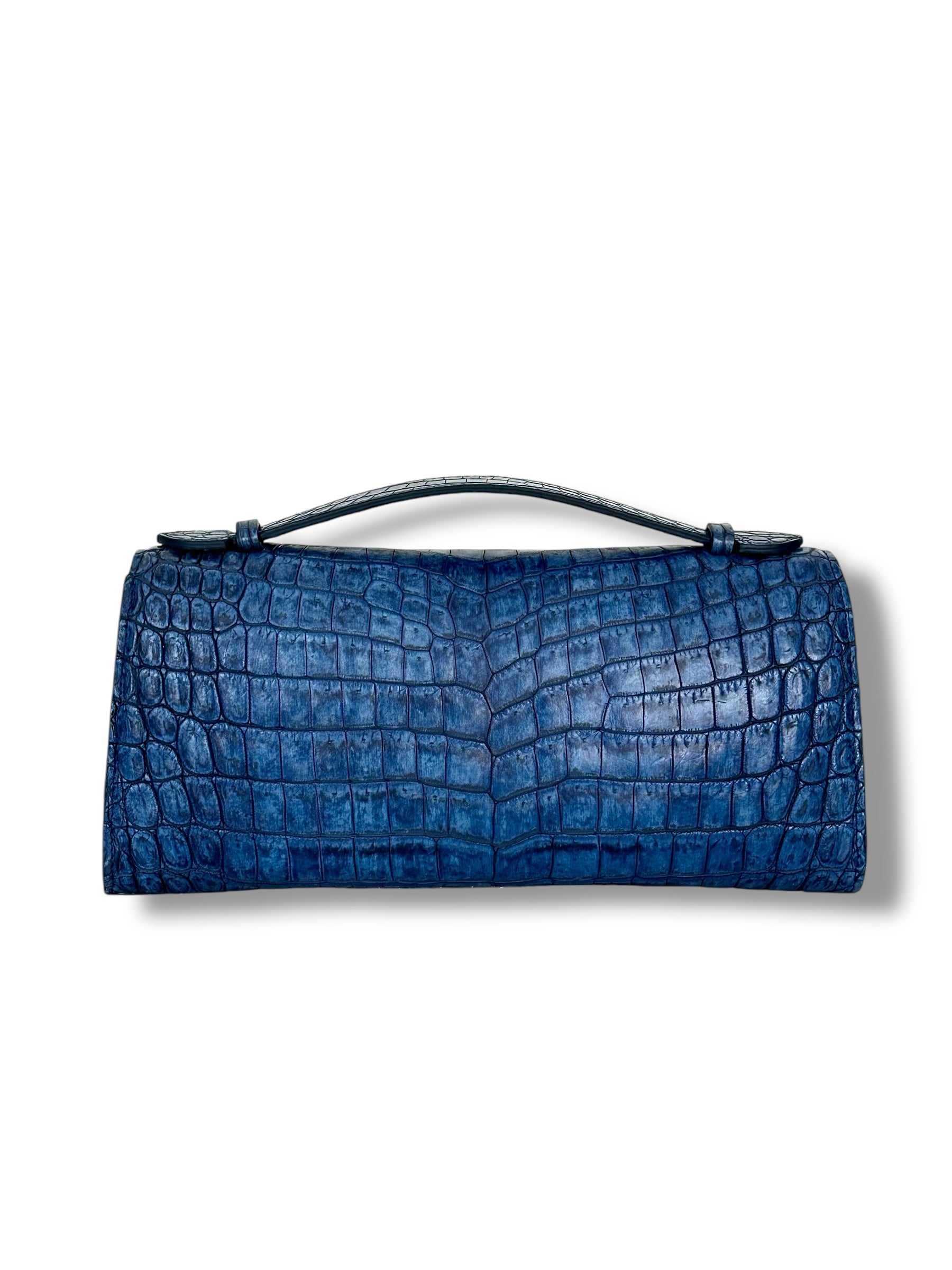 Shades of Sapphire Niloticus Crocodile - Minnie Pochette image 2