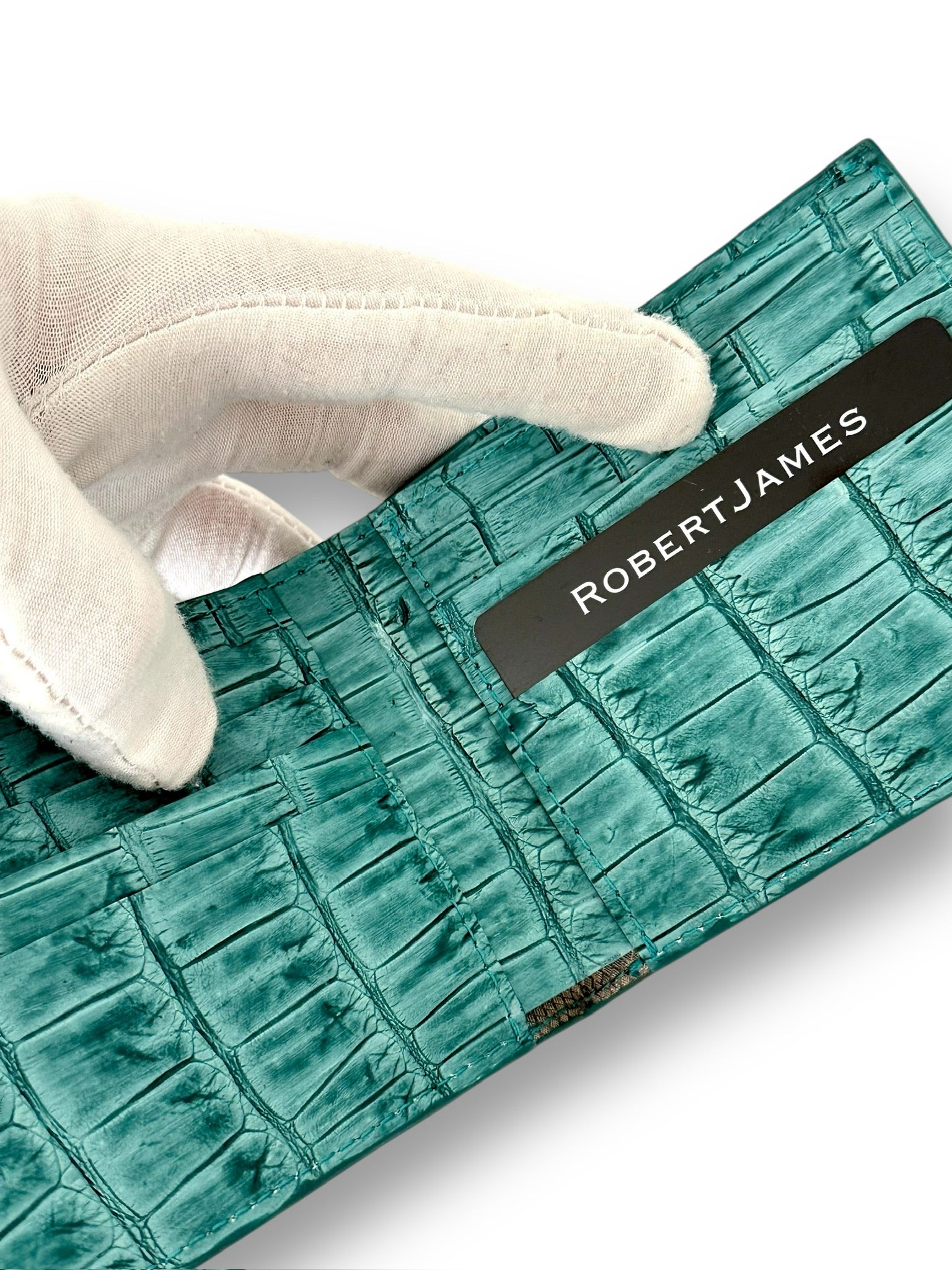 Caribbean Sea Alligator - Bi-Fold Unisex Wallet image 2
