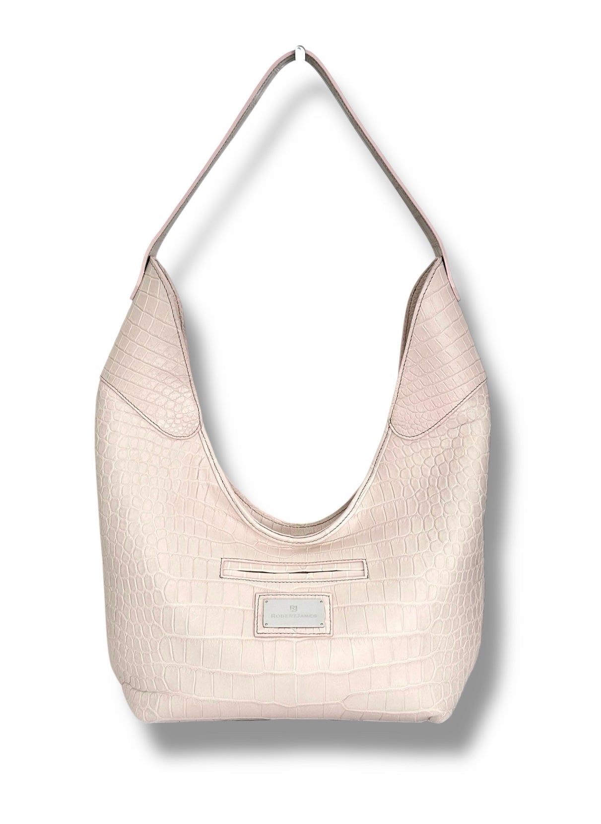 Soft Pink Alligator - The Kyri Hobo image 0