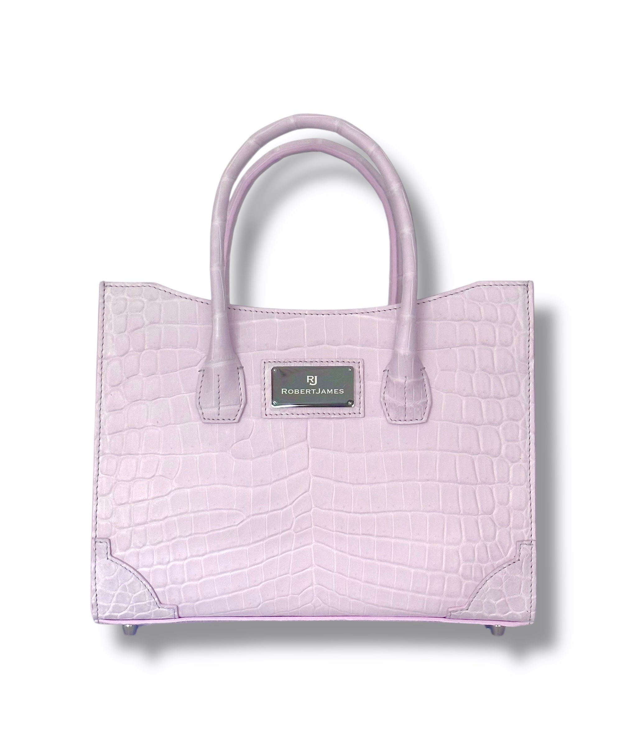 Soft Lavender Niloticus Crocodile - The Kolbie image 0