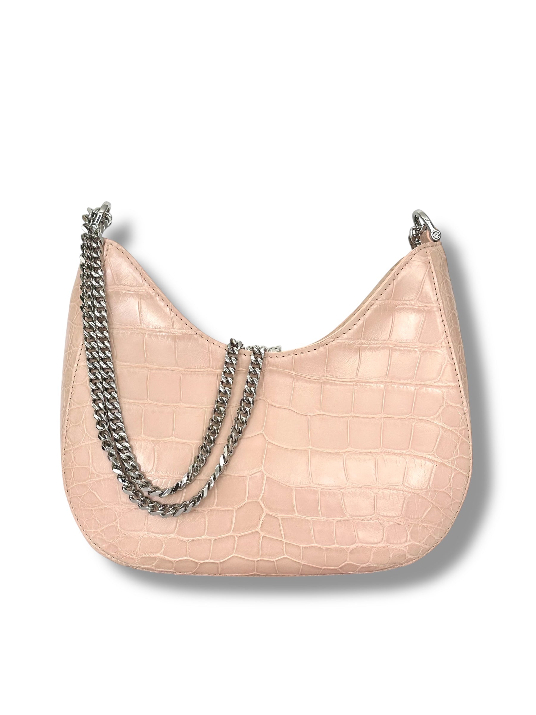 Soft Pink/Nude Alligator - The Blair Hobo image 2