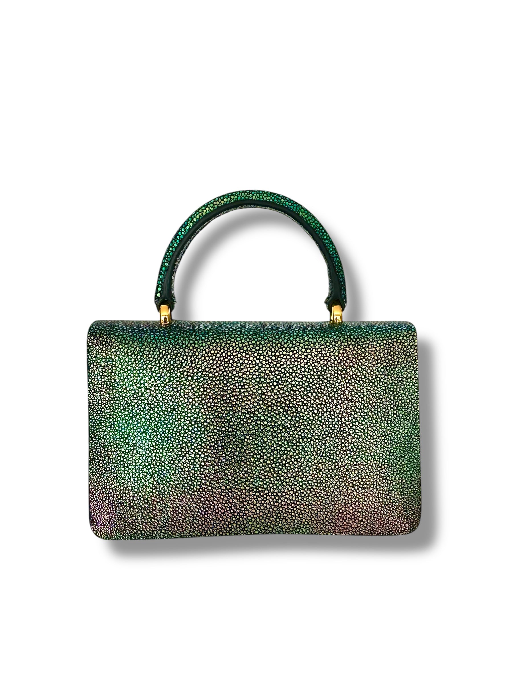 Aurora Jeweled Galuchat - Anka Top Handle image 2