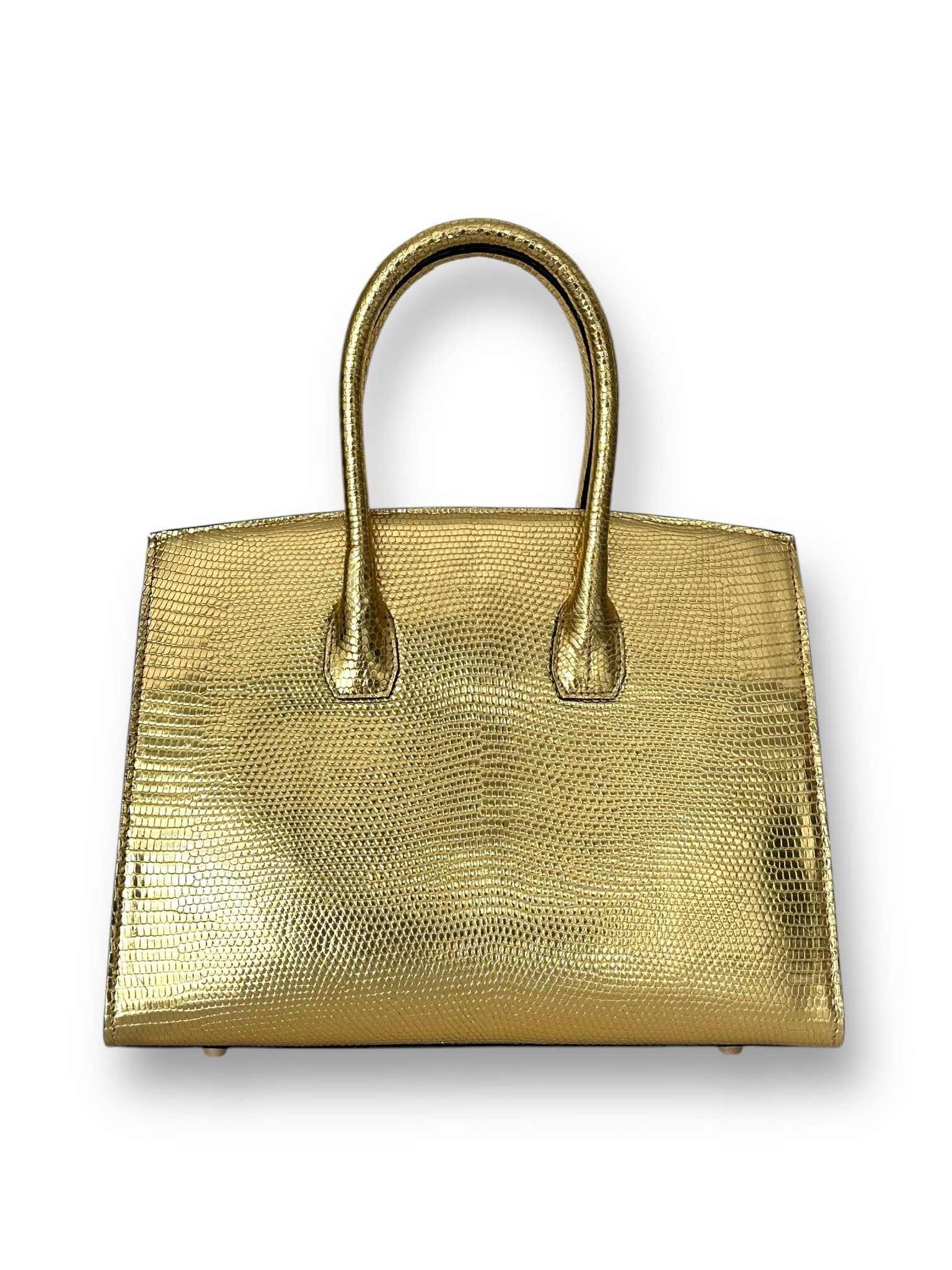 Gold Metallic Lizard - Wrenley Tote image 2