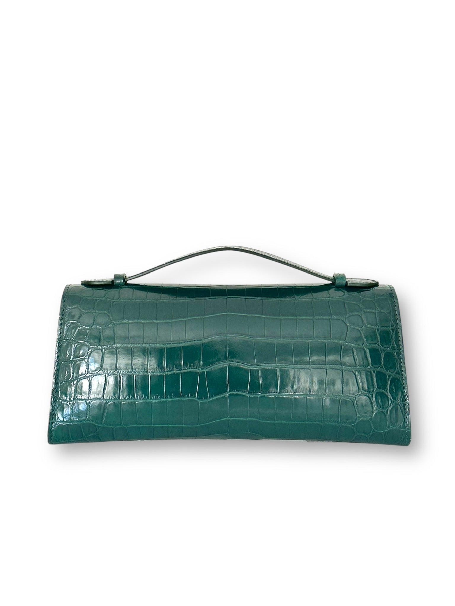 Rich Emerald Niloticus Crocodile - Minnie Pochette image 2