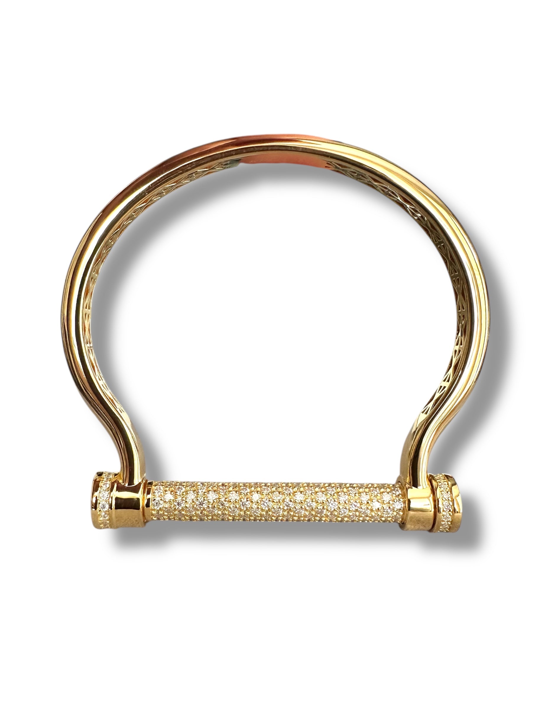 Stunning Bangle with over 8 carats of Gleaming Moissanite image 7