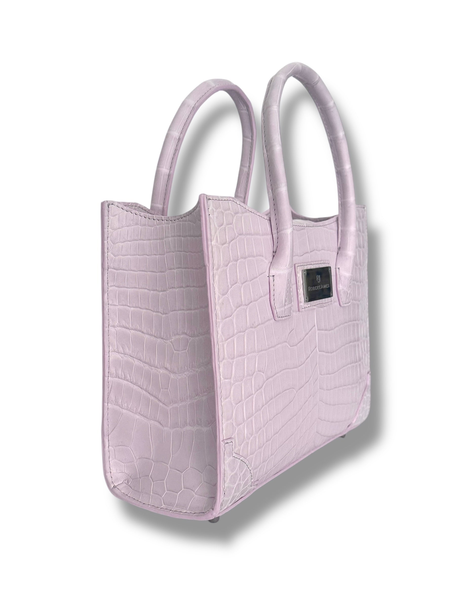 Soft Lavender Niloticus Crocodile - The Kolbie image 1