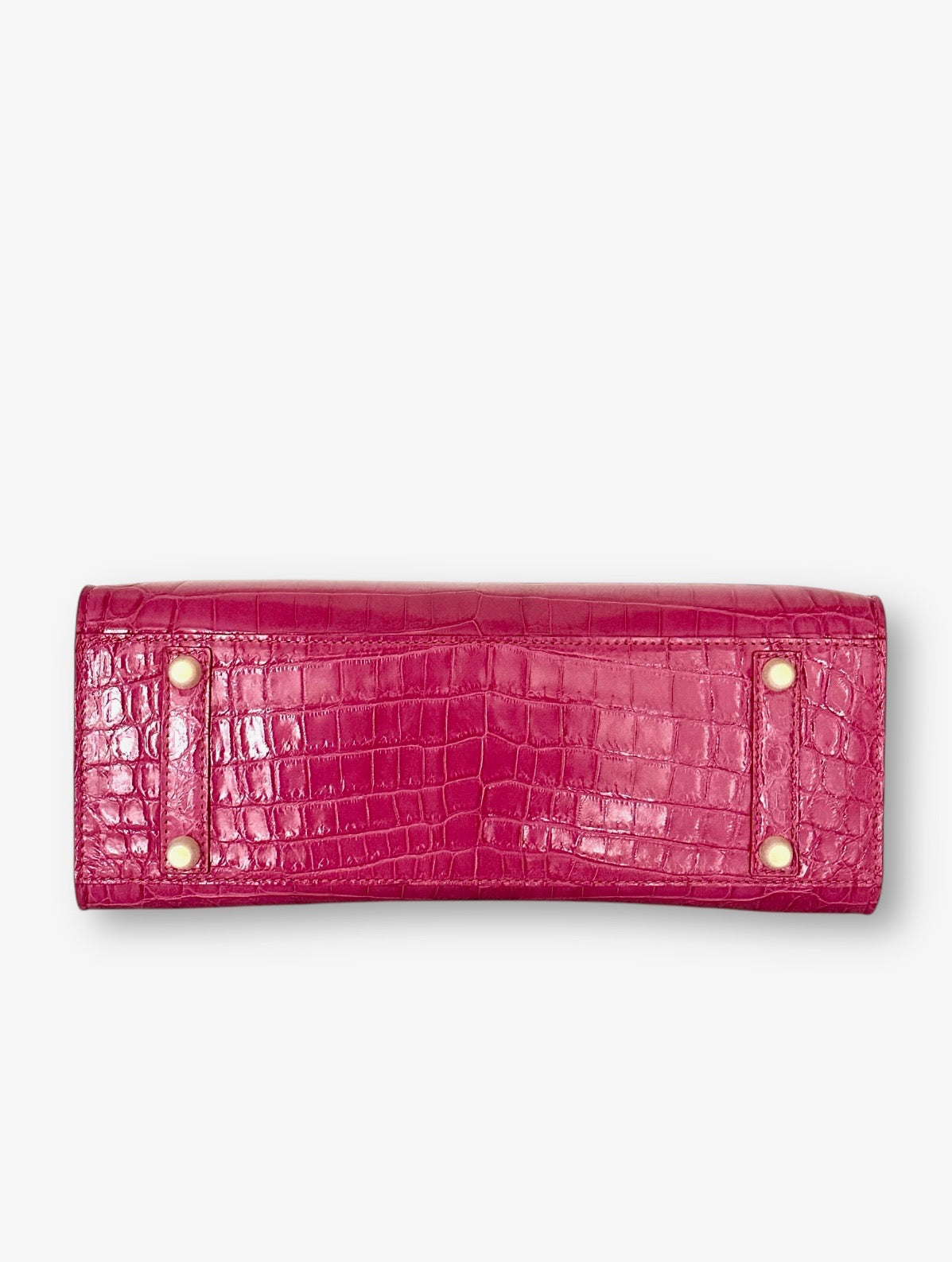 Hot Pink Crocodile - Wrenley Tote image 3