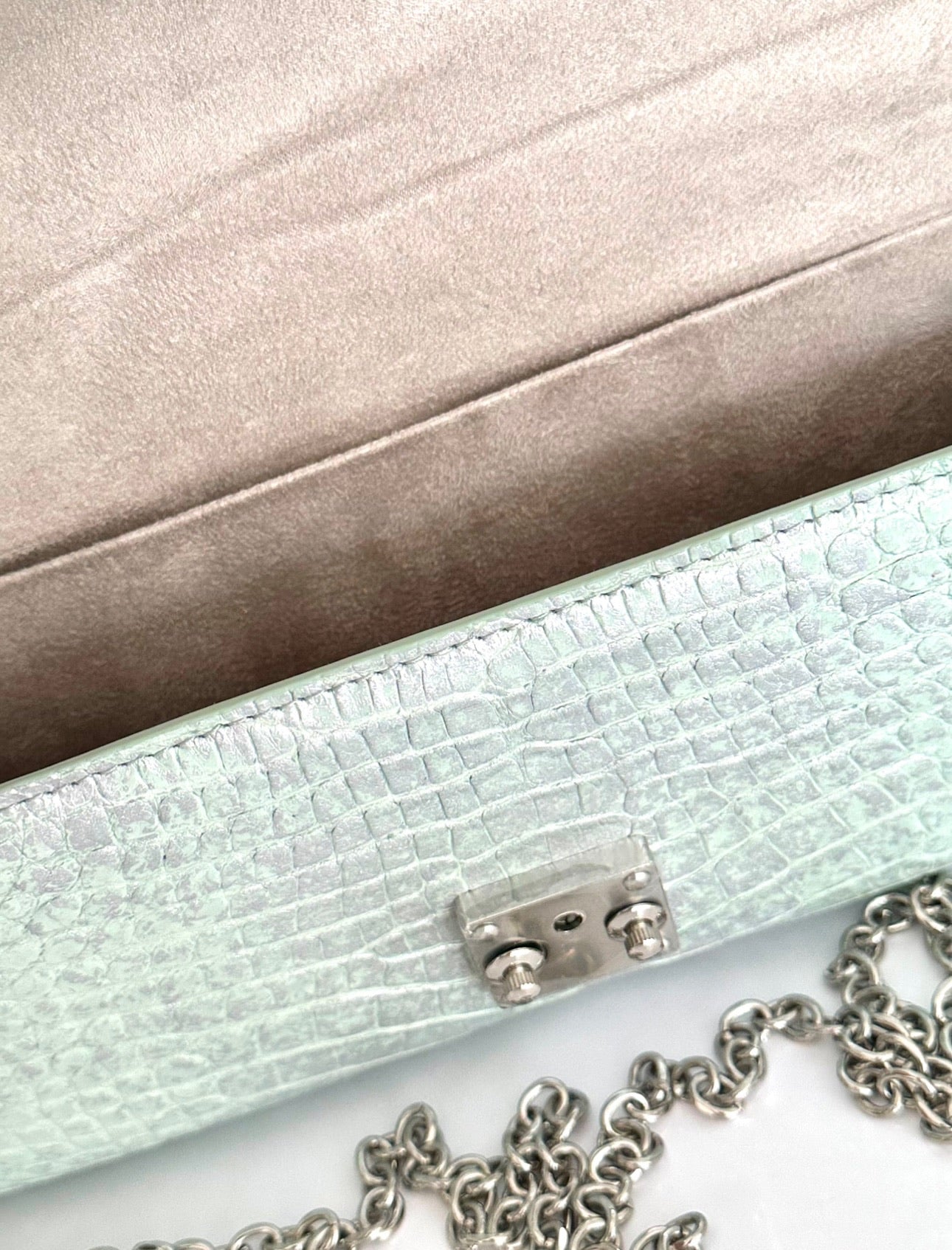 Soft Tiffany Alligator - Minnie Pochette image 3