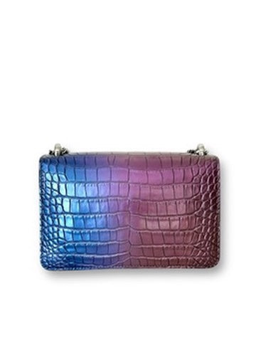 Purple/Blue Ombre Alligator - Hadley Flap image 2