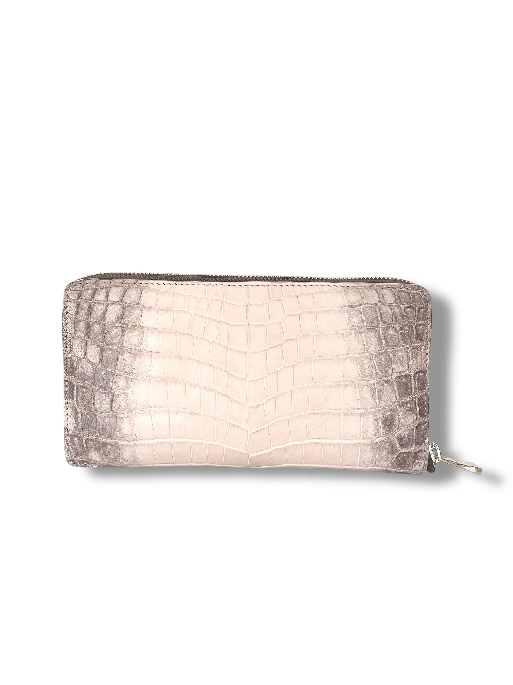 Soft Pink Himalayan Crocodile - RobertJames Zip Around Wallet image 1