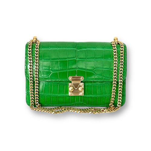 Kelly Green Alligator - Hadley Flap image 0