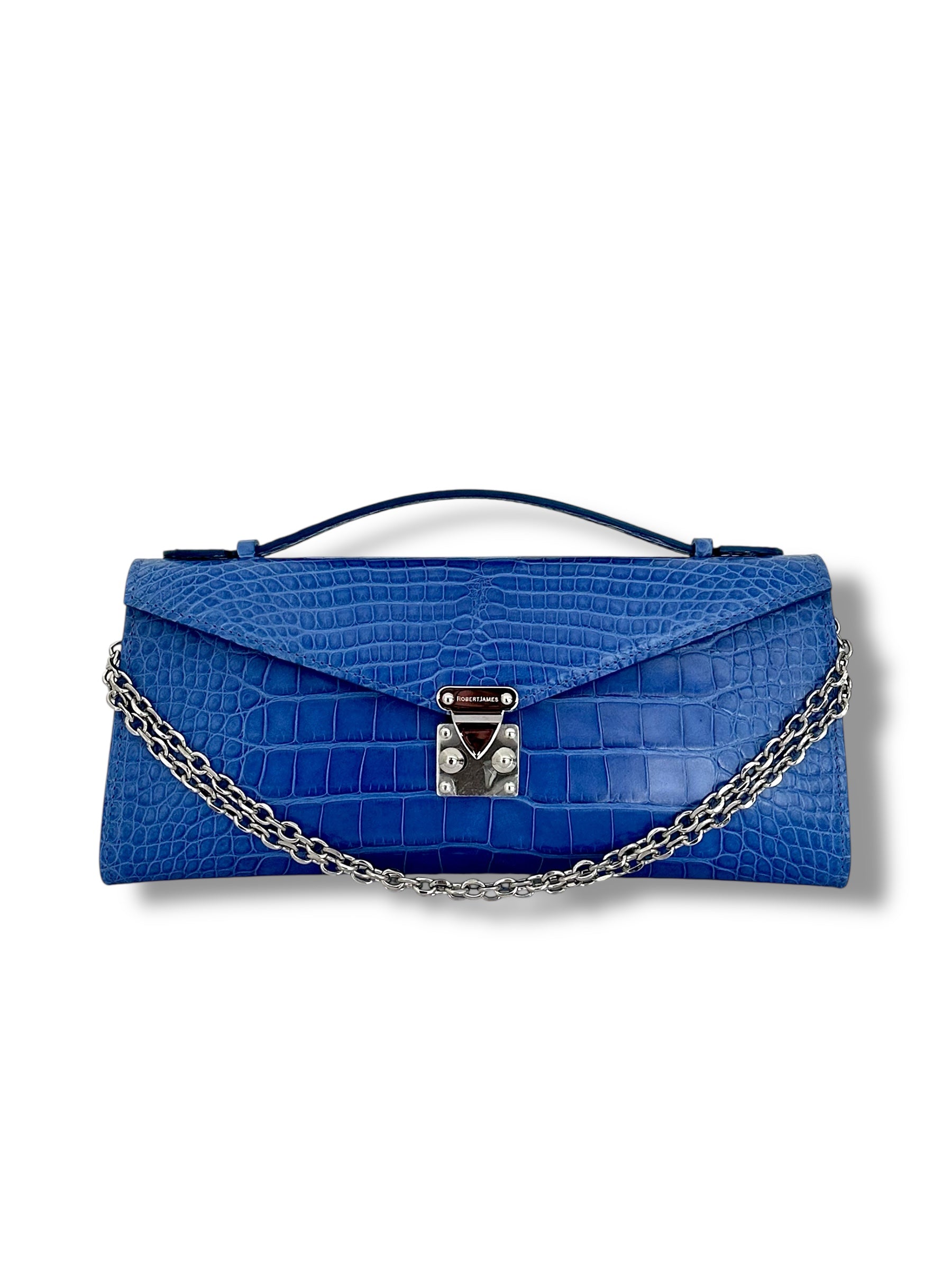 Electric Blue Alligator - The Minnie Pochette image 0