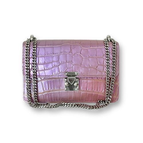 Iridescent Lavender Alligator - Hadley Flap image 0