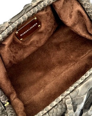 Chocolate Brown Python - Birdie Bag image 4