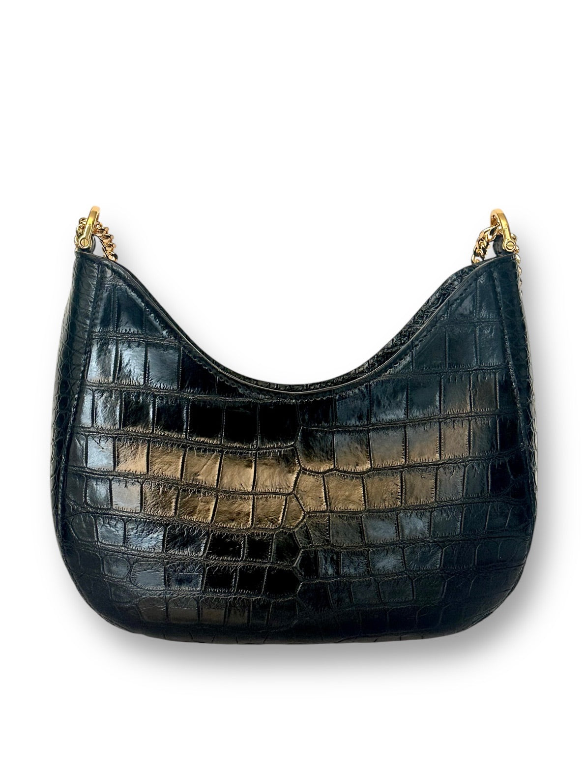 Black Onyx Niloticus Crocodile - Blair Hobo image 2