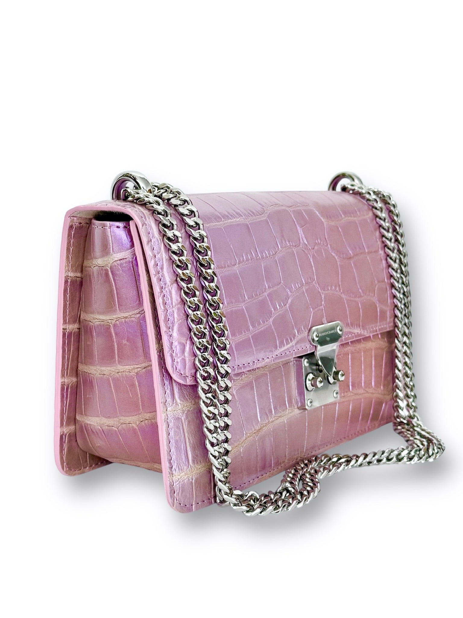 Iridescent Lavender Alligator - Hadley Flap image 1
