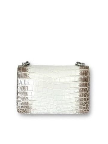 Soft Taupe Himalayan Niloticus Crocodile - Hadley Flap image 2