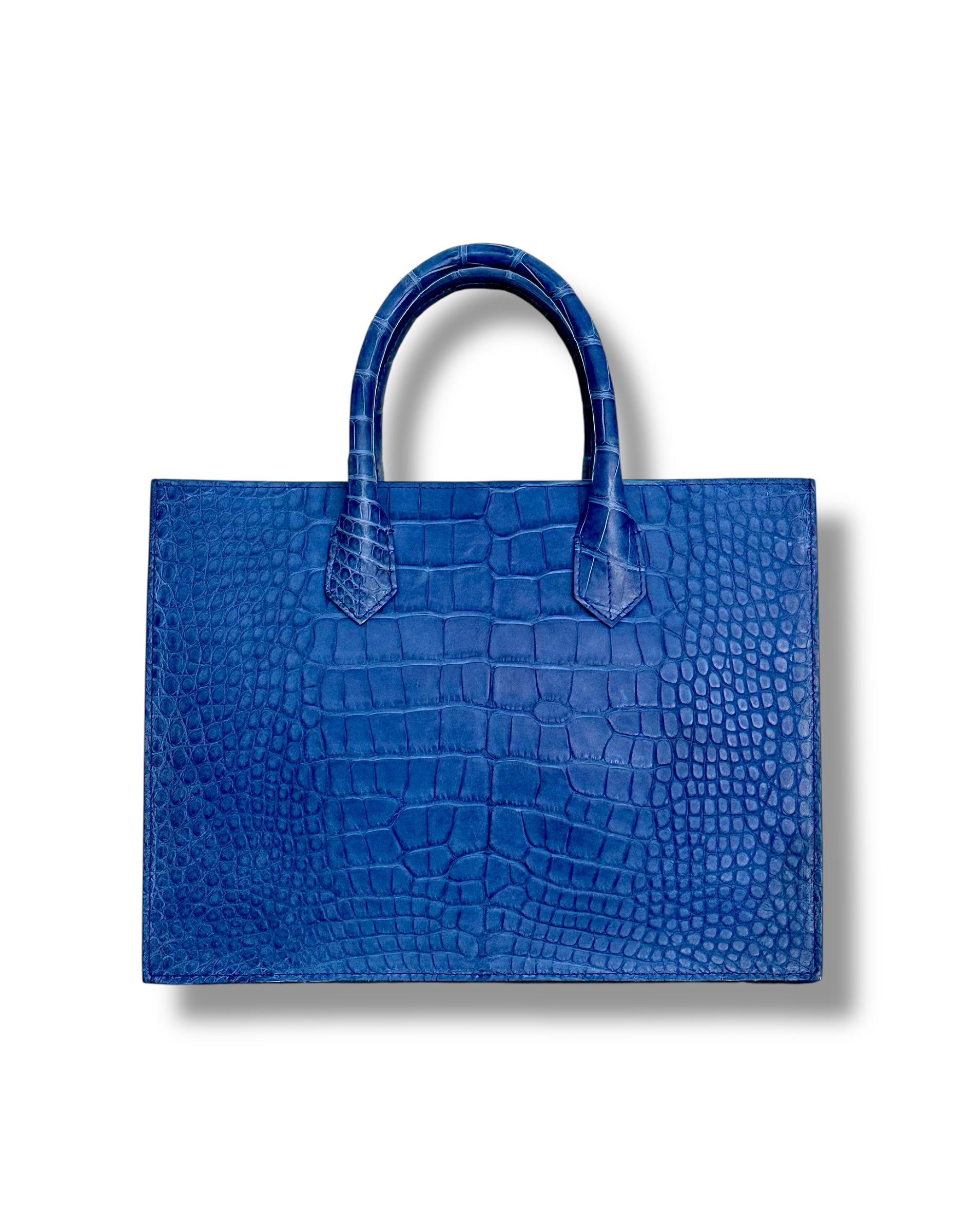 Deep Ocean Blue Alligator - The Classic Tote image 2