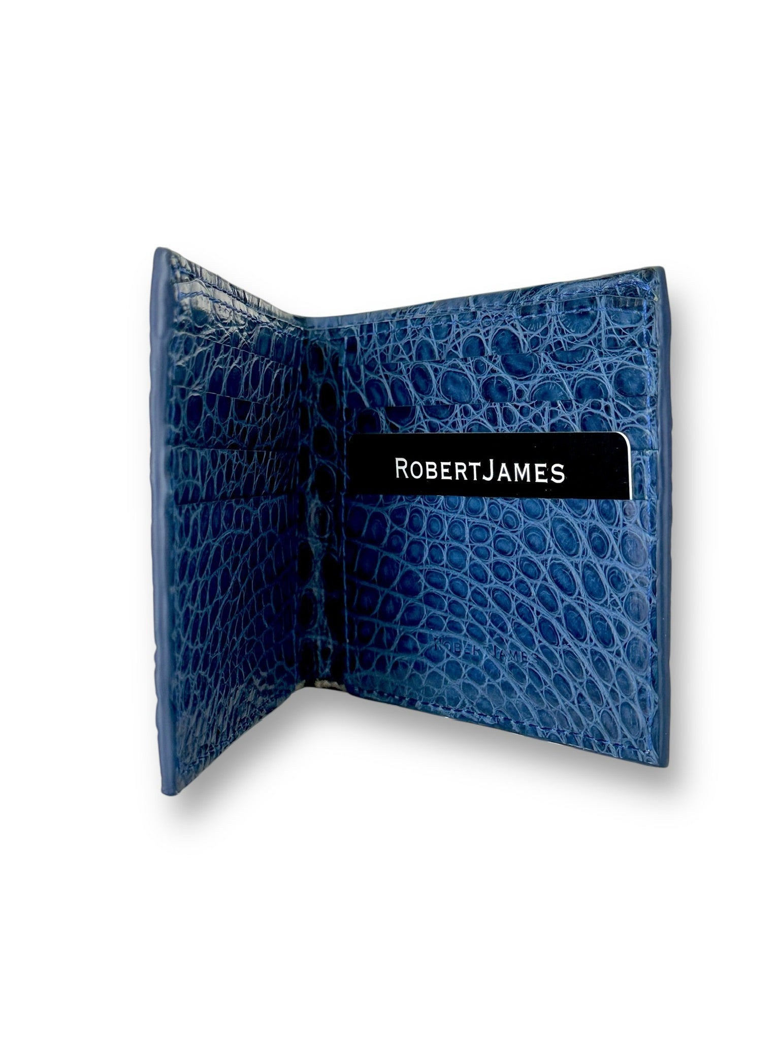Sapphire Alligator - Bi-Fold Unisex Wallet image 1