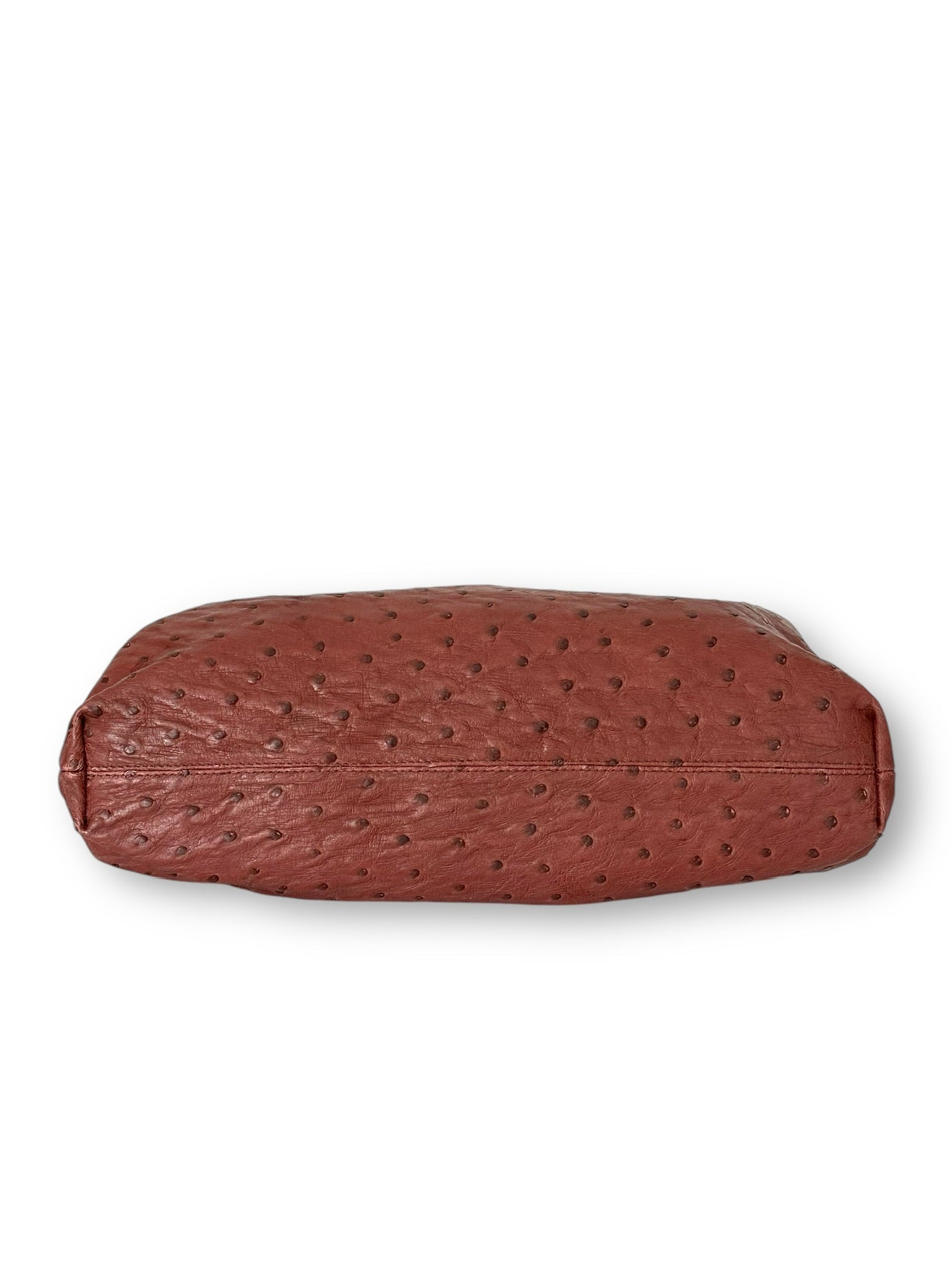 Soft Merlot Ostrich - Birdie Bag image 3