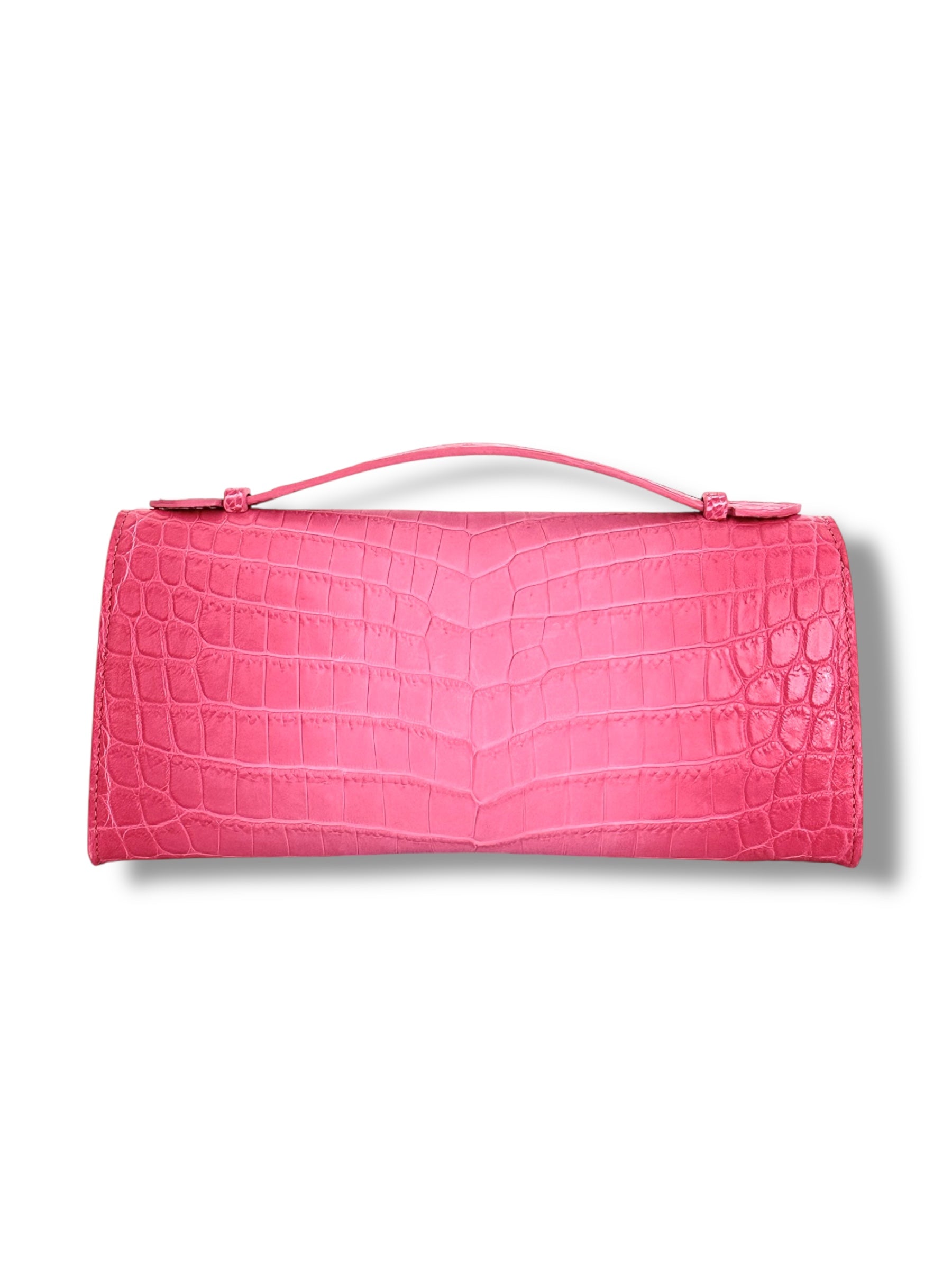 Red and Pink Ombré Alligator - The Minnie Pochette  image 2