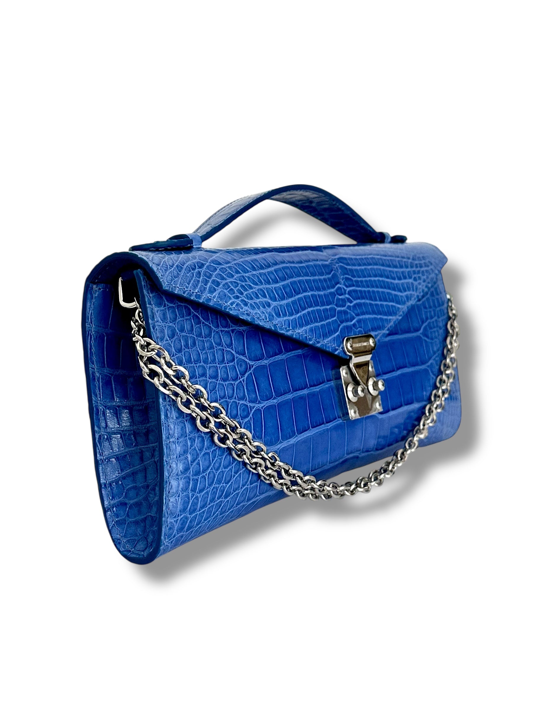 Electric Blue Alligator - The Minnie Pochette image 1