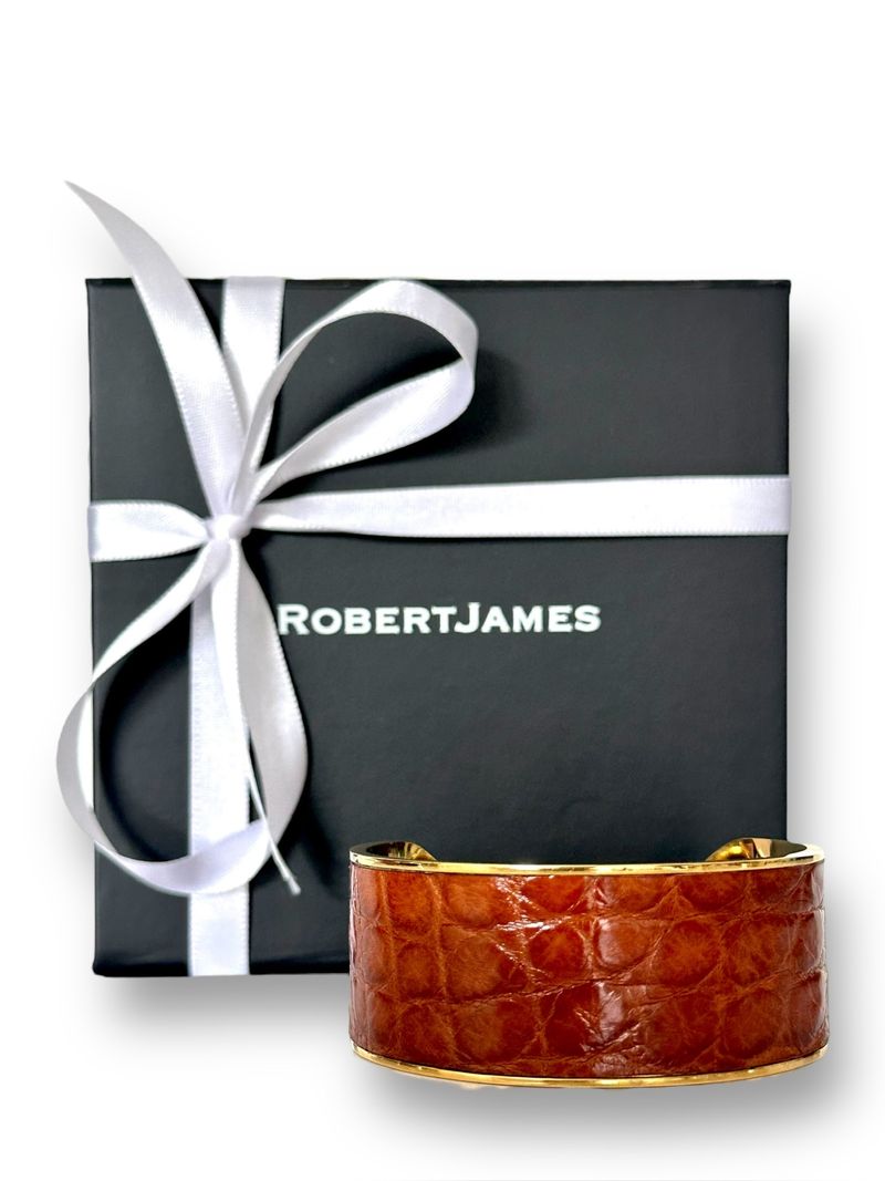 Rich Tobacco Alligator - Ashley Cuff image 0