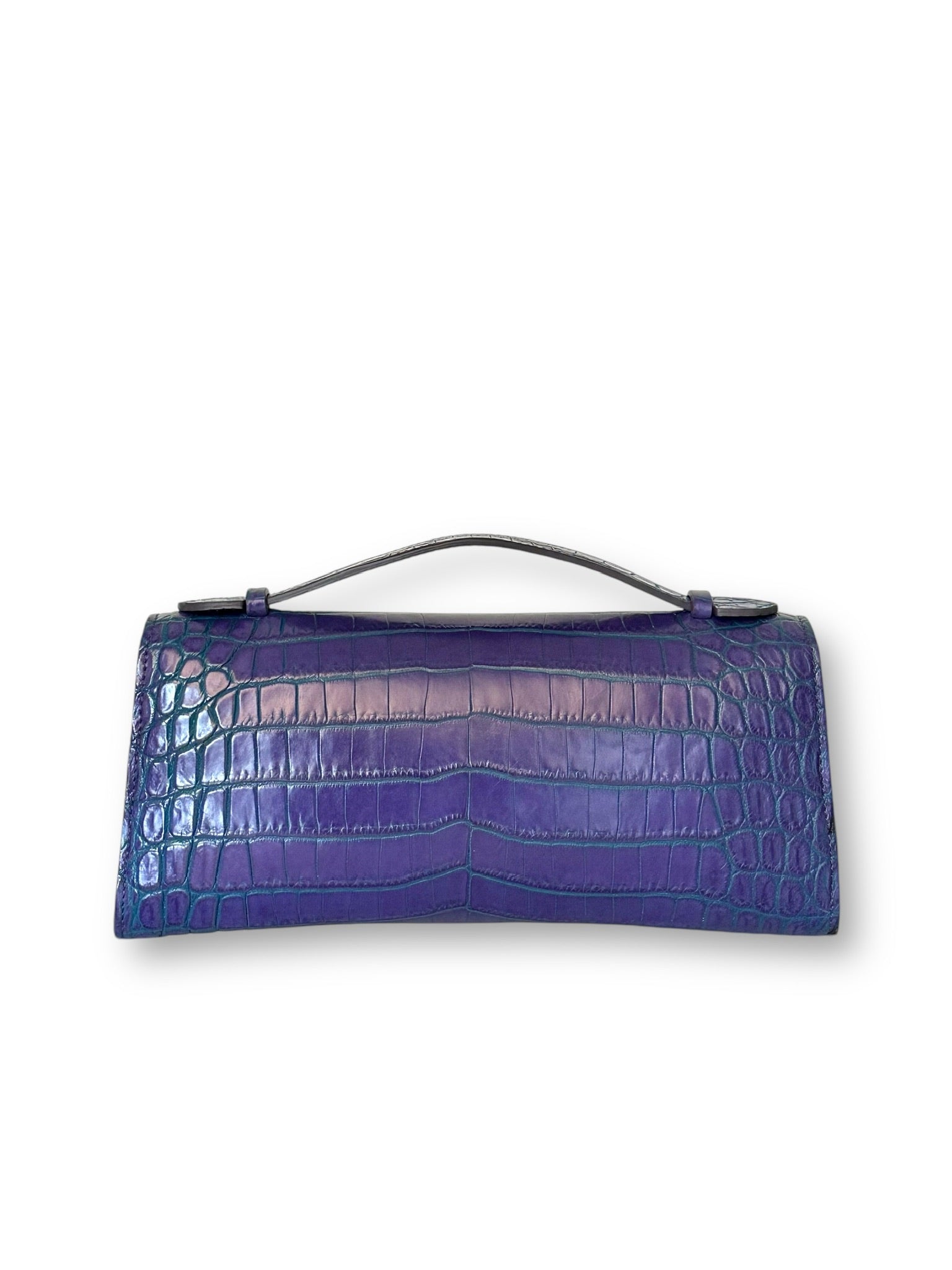 Amethyst with Turquoise Accents Niloticus Crocodile - Minnie Pochette image 2