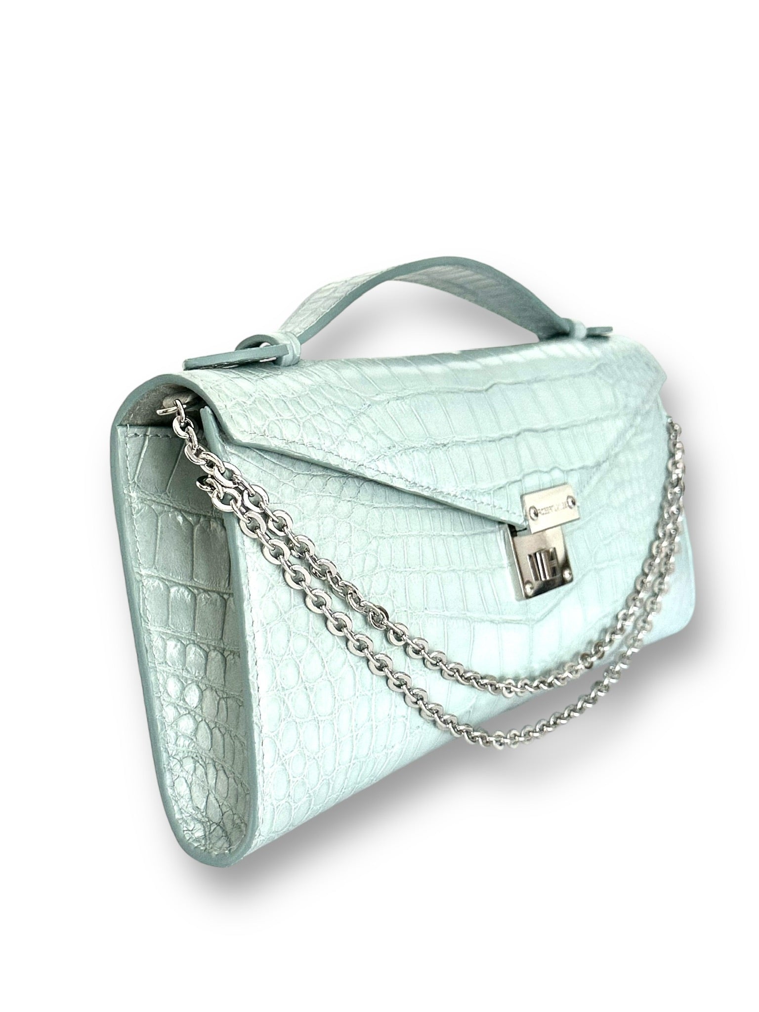 Soft Seafoam Alligator - Minnie Pochette image 1