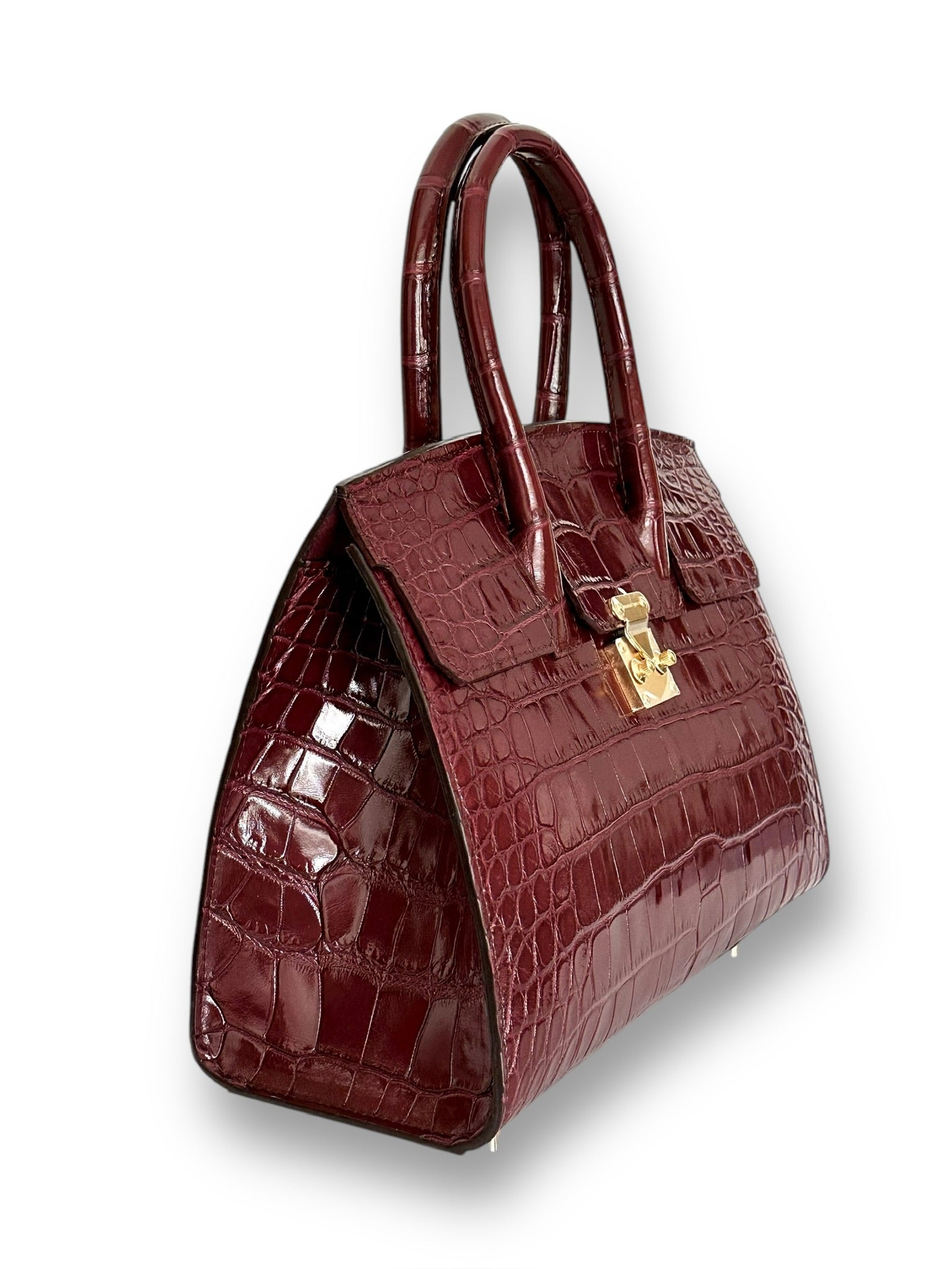 Rich Merlot Alligator - Wrenley Tote image 1